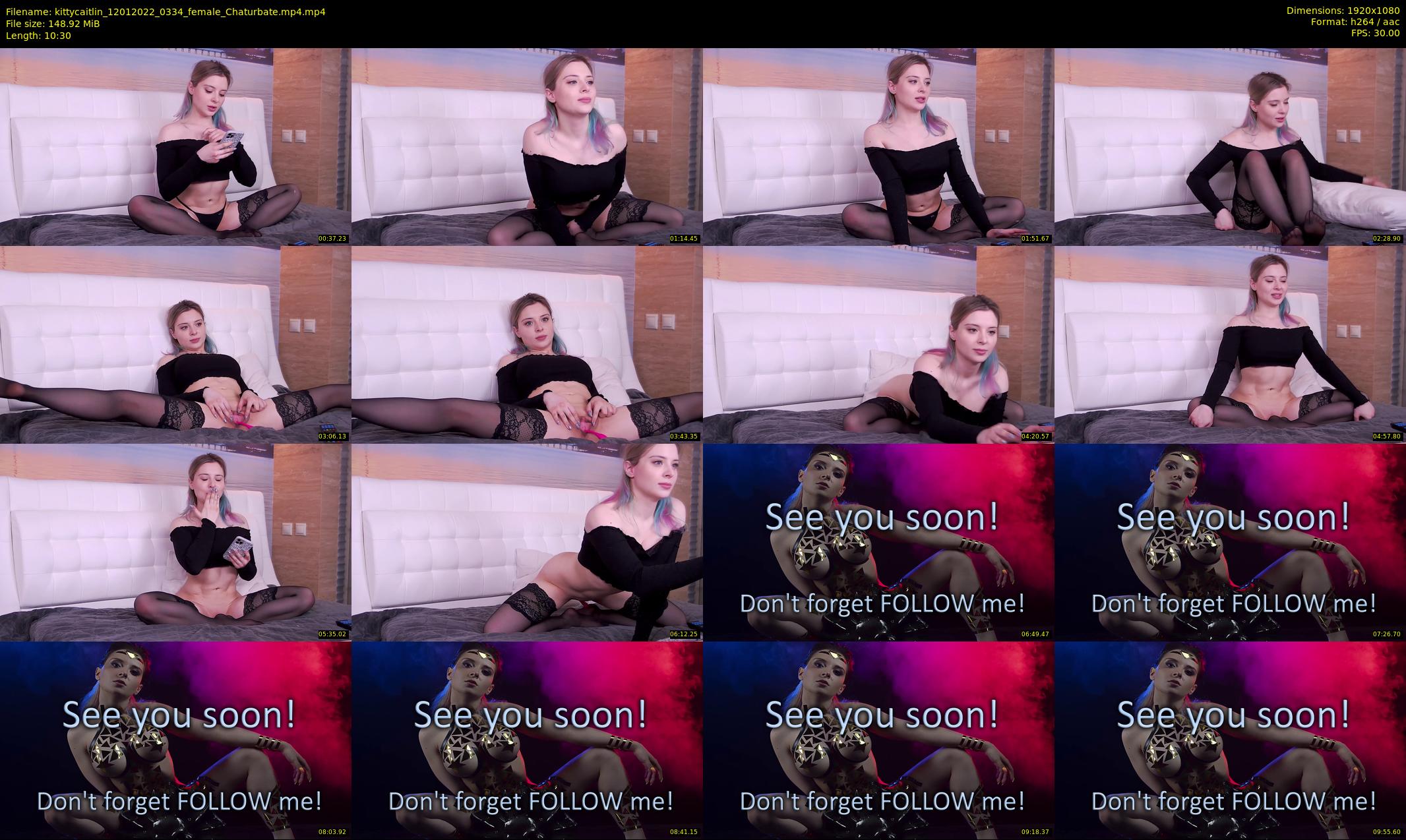 kittycaitlin — 11 minute Chaturbate female cam show recording, 1080p, Jan 12, 2022