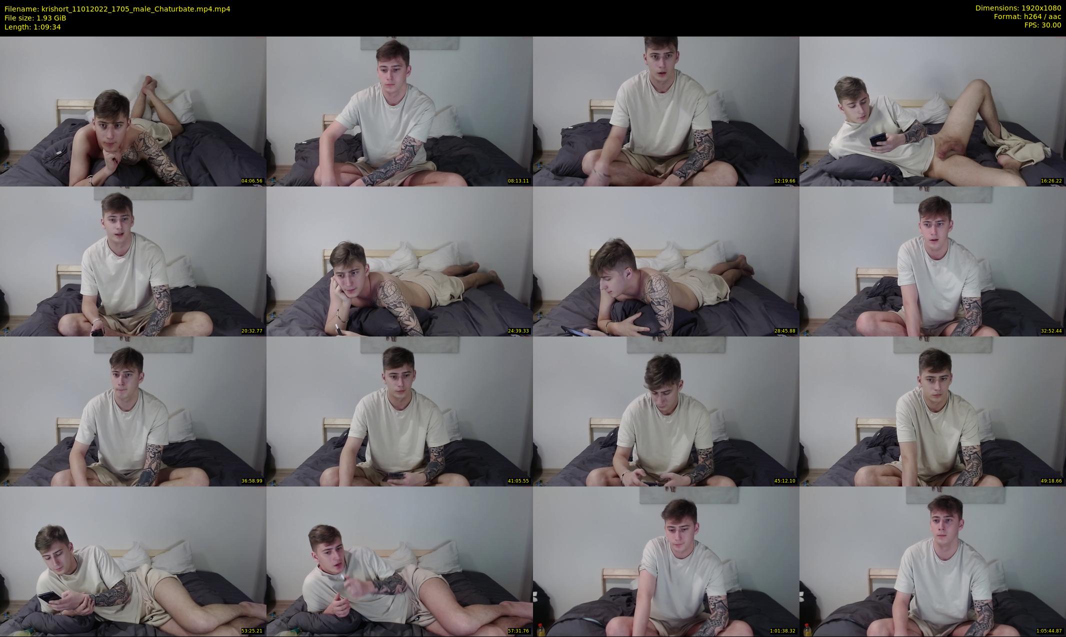 krishort — 70 minute Chaturbate male cam show recording, 1080p, Jan 11, 2022