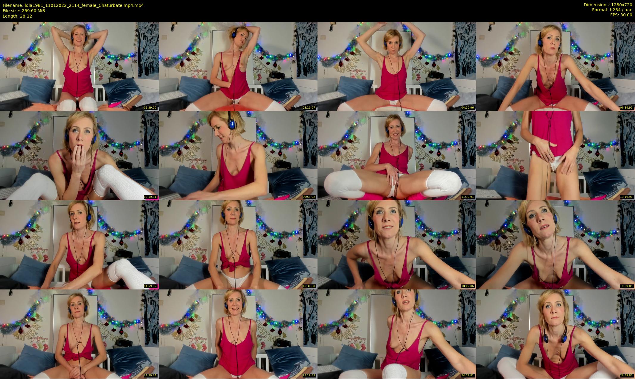lola1981 — 29 minute Chaturbate female cam show recording, 720p, Jan 11, 2022