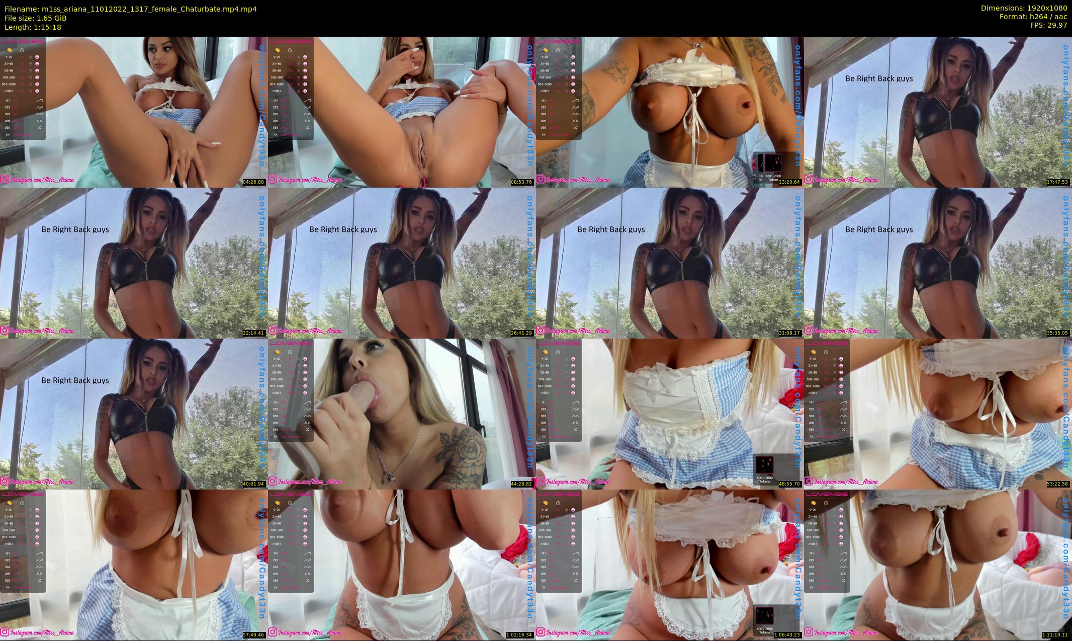 m1ss_ariana — 76 minute Chaturbate female cam show recording, 1080p, Jan 11, 2022
