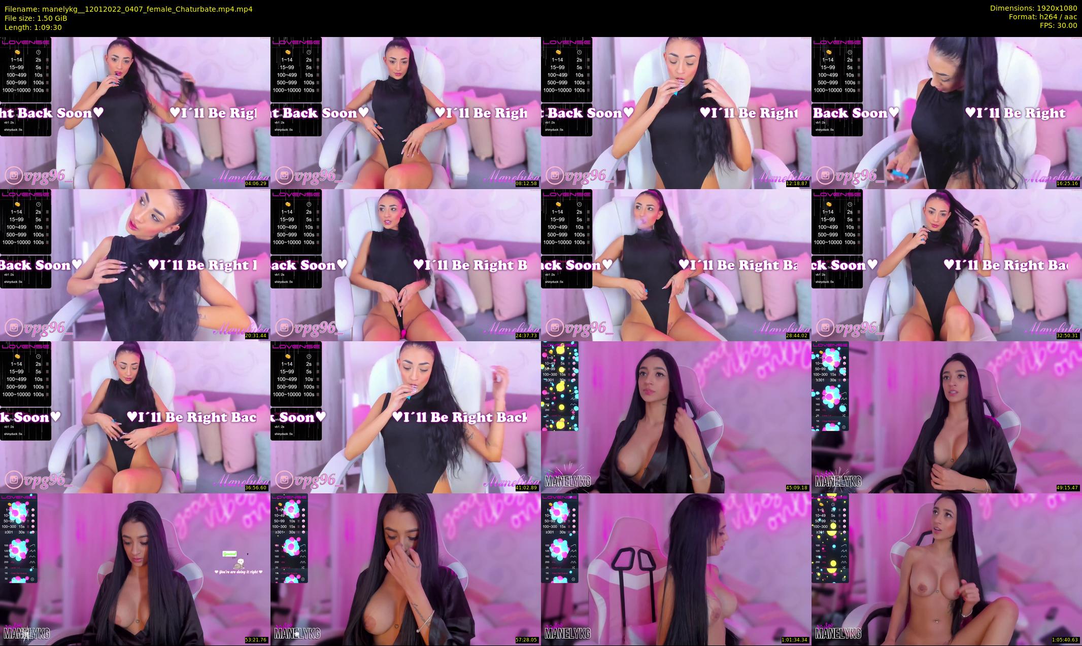 manelykg_ — 70 minute Chaturbate female cam show recording, 1080p, Jan 12, 2022