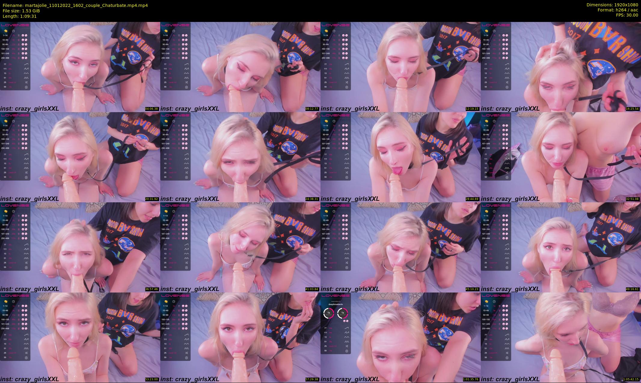 martajolie — 70 minute Chaturbate female cam show recording, 1080p, Jan 11, 2022