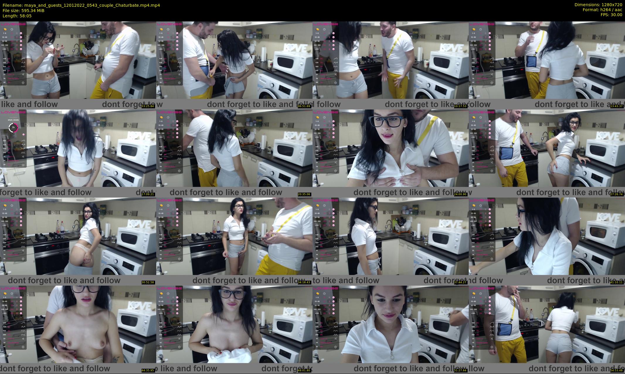 maya_and_guests — 59 minute Chaturbate couple cam show recording, 720p, Jan 12, 2022