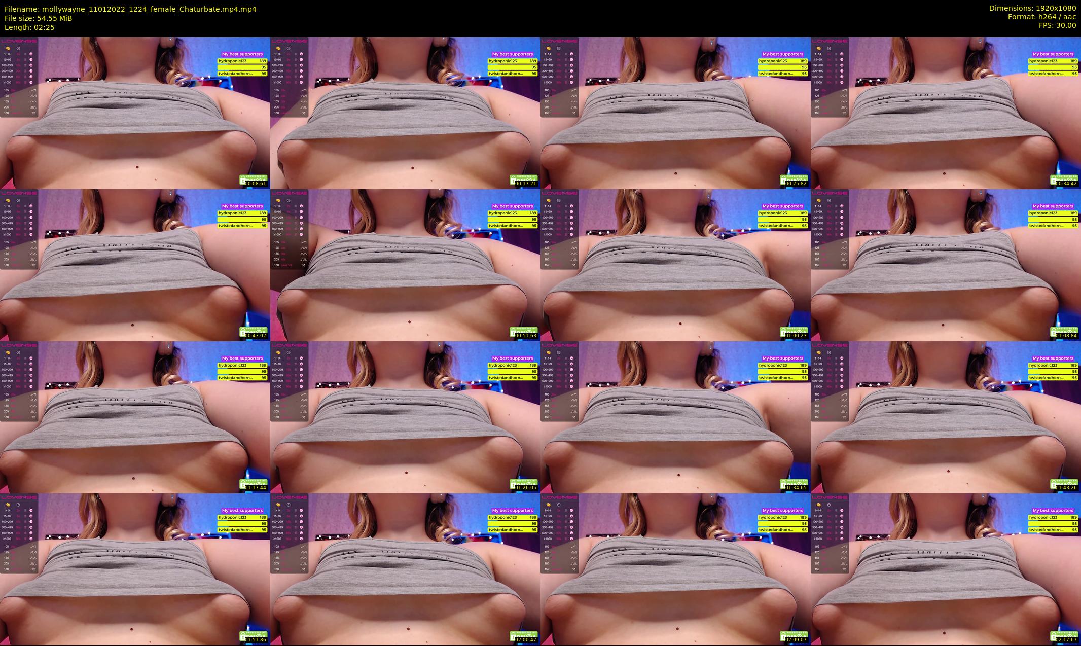 mollywayne — 3 minute Chaturbate female cam show recording, 1080p, Jan 11, 2022