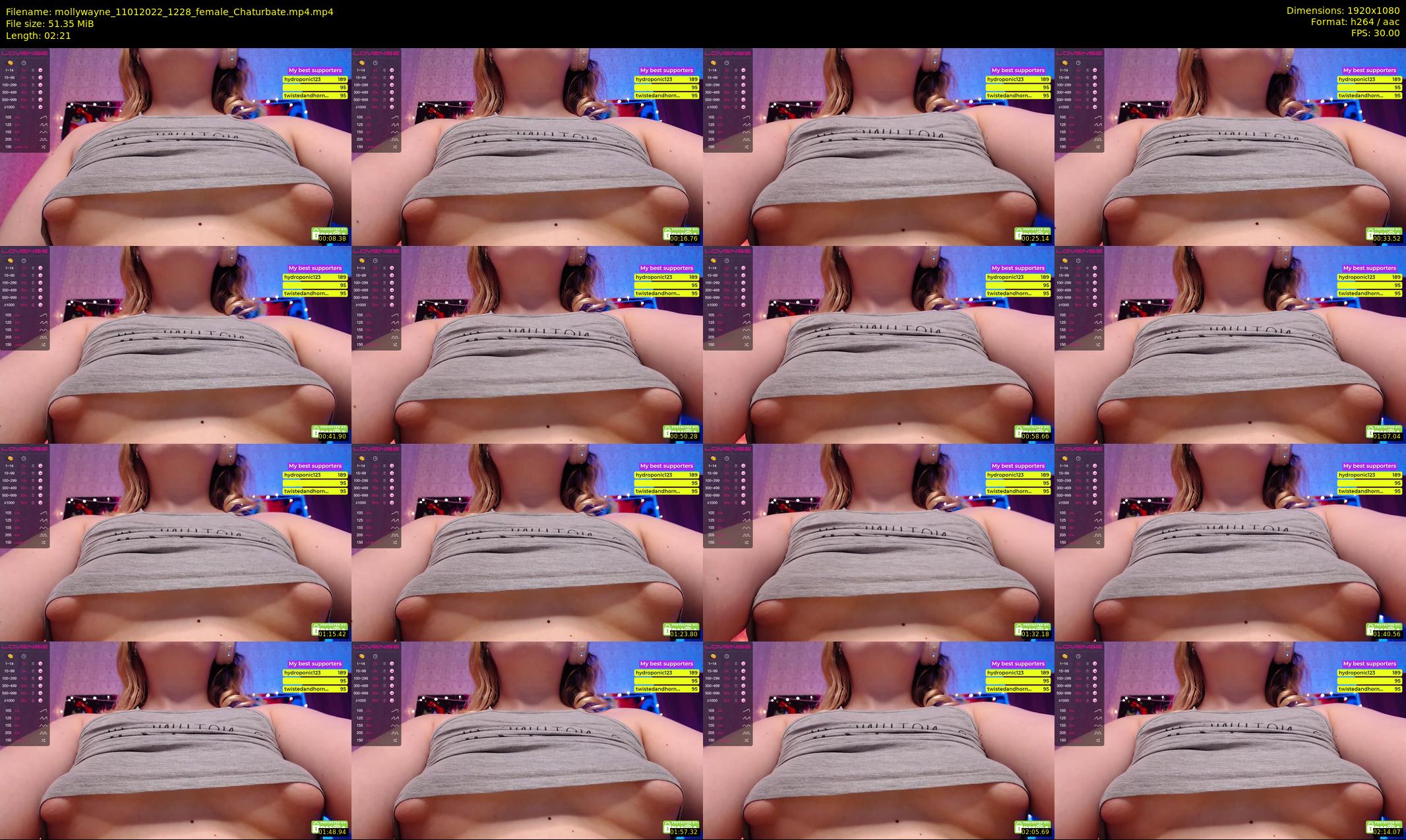 mollywayne — 3 minute Chaturbate female cam show recording, 1080p, Jan 11, 2022