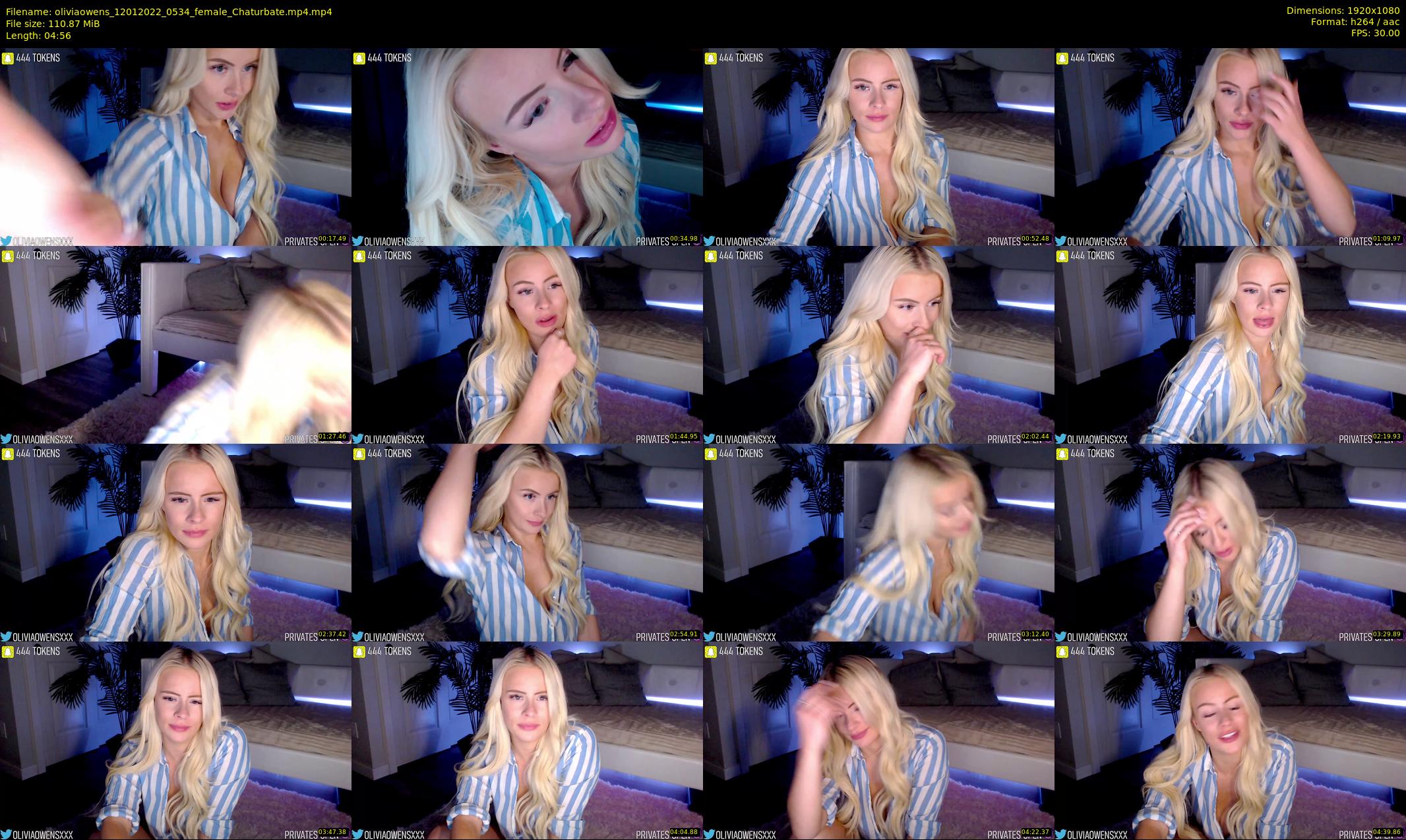 oliviaowens — 5 minute Chaturbate female cam show recording, 1080p, Jan 12, 2022