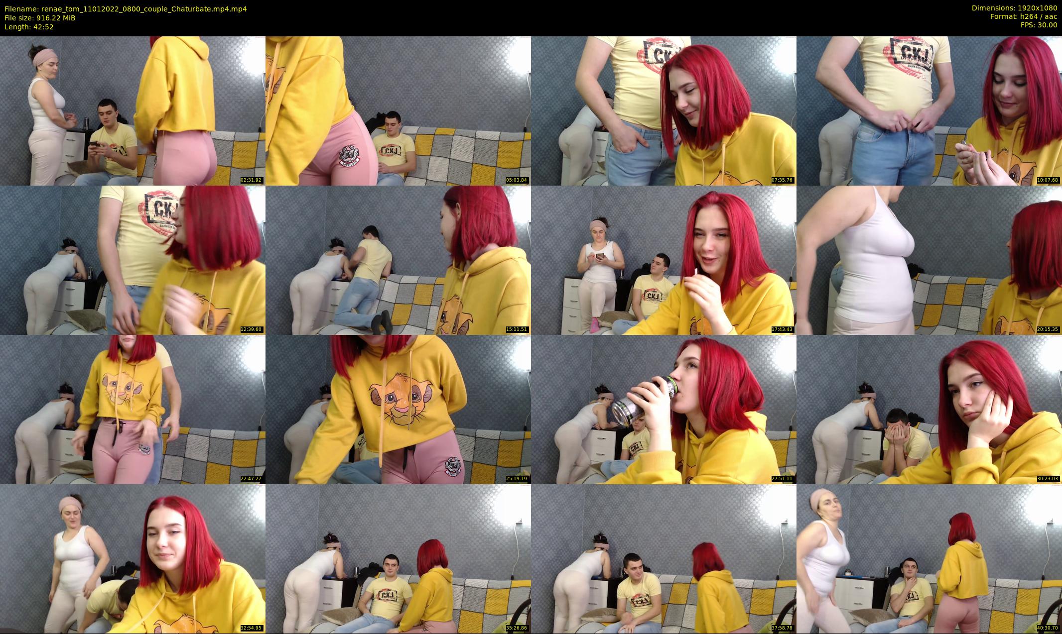 renae_tom — 43 minute Chaturbate couple cam show recording, 1080p, Jan 11, 2022