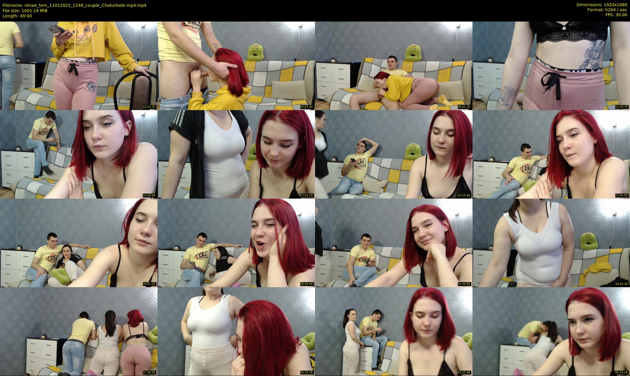 renae_tom — 49 minute Chaturbate couple cam show recording, 1080p, Jan 11, 2022