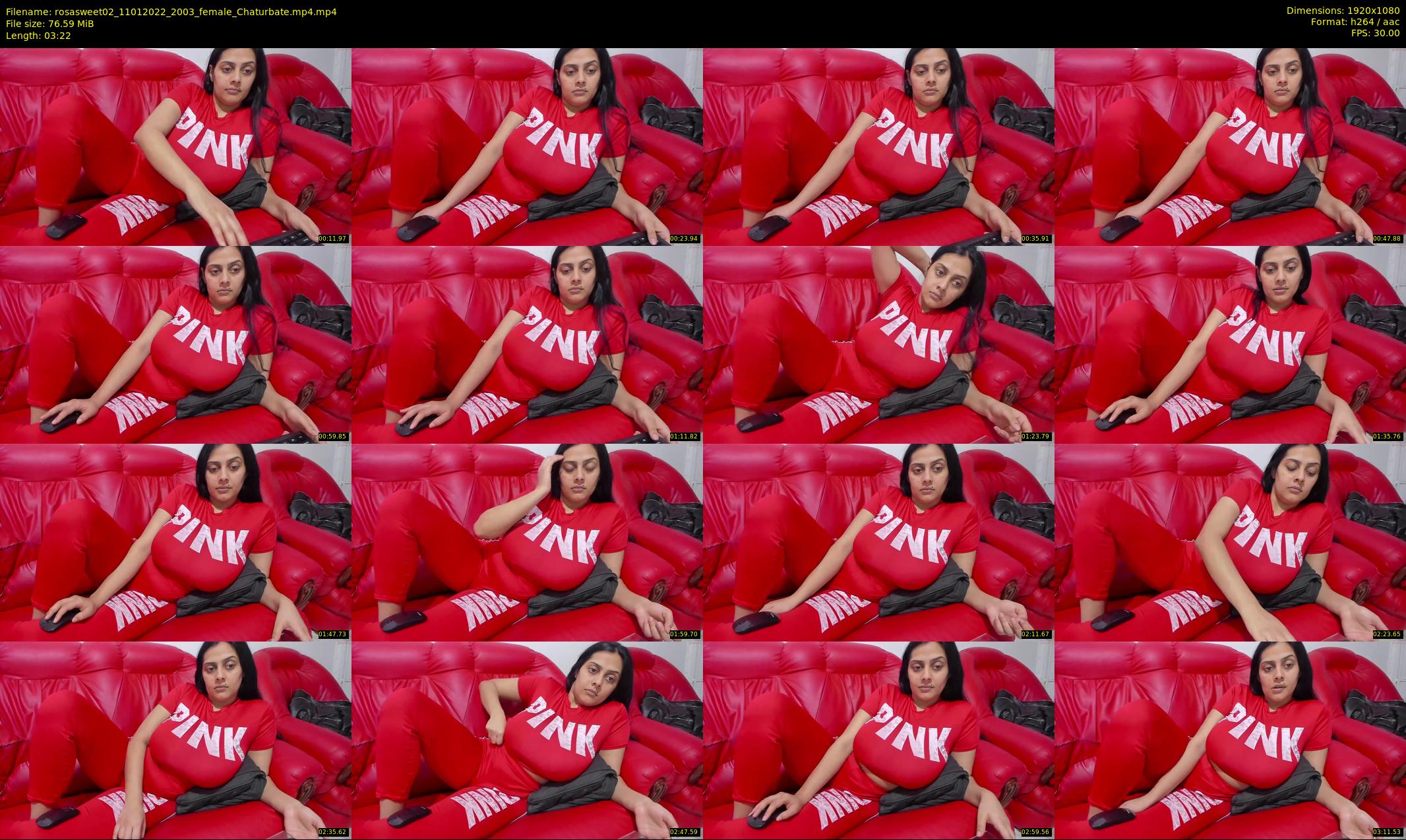 rosasweet02 — 4 minute Chaturbate female cam show recording, 1080p, Jan 11, 2022