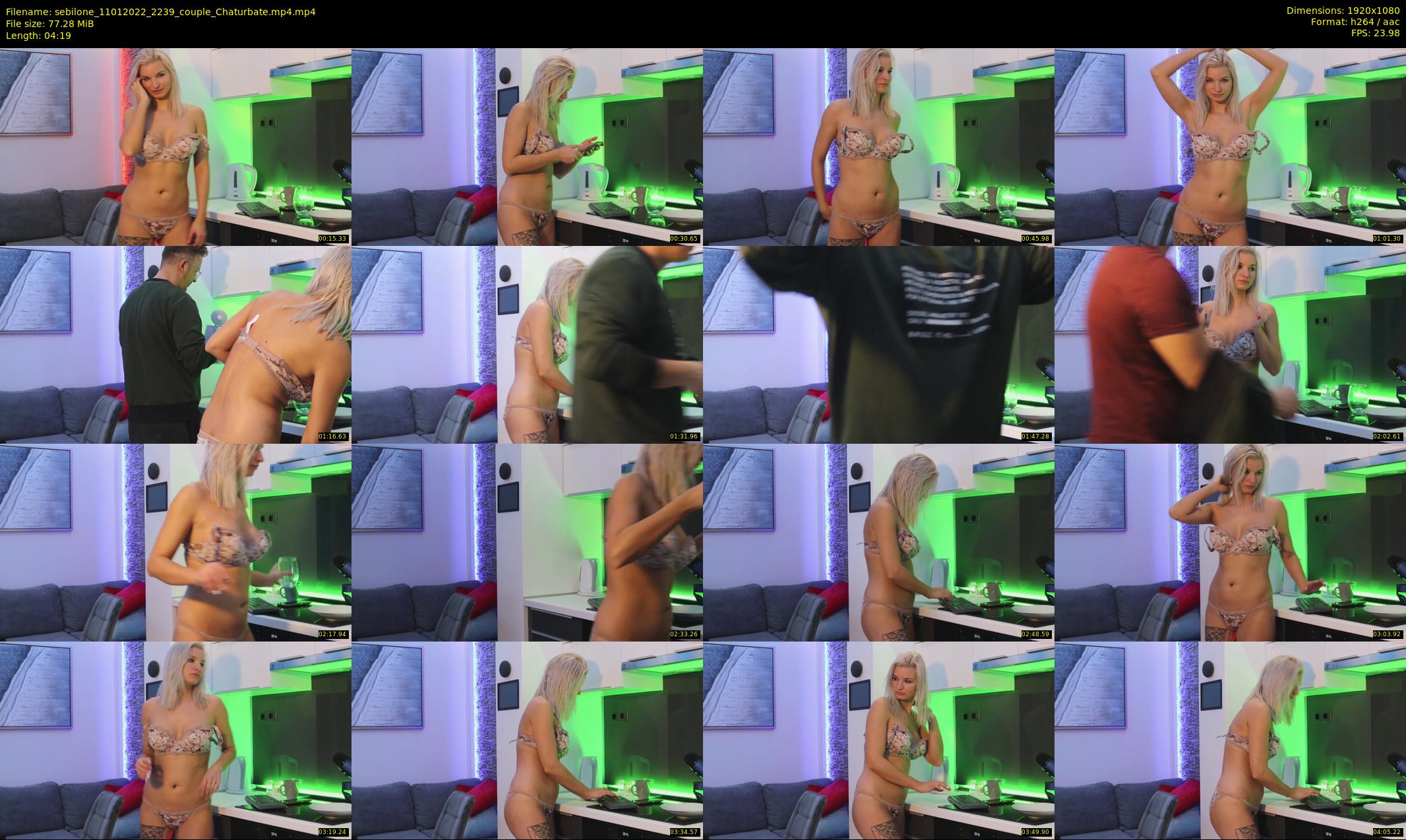 sebilone — 5 minute Chaturbate couple cam show recording, 1080p, Jan 11, 2022