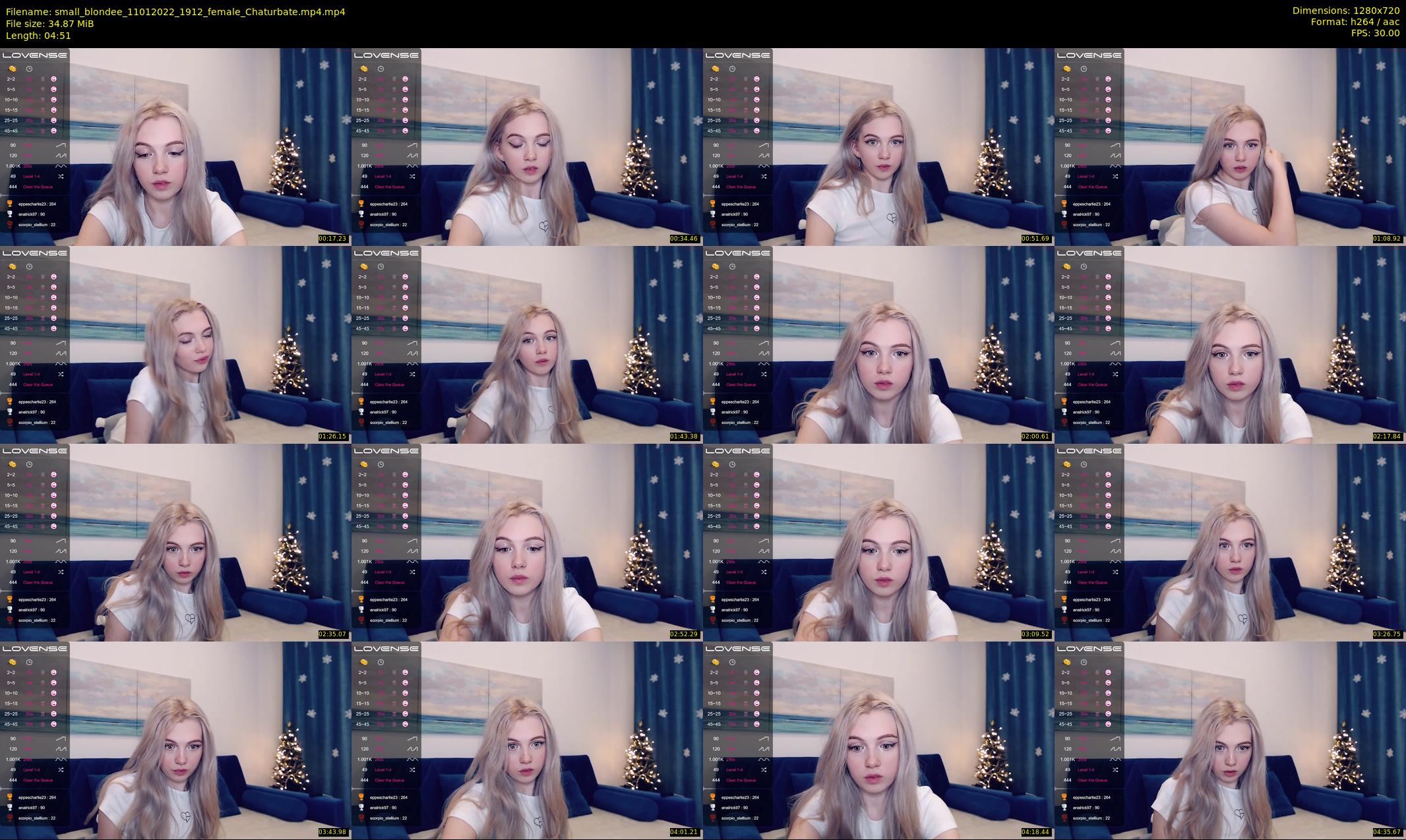 small_blondee — 5 minute Chaturbate female cam show recording, 720p, Jan 11, 2022