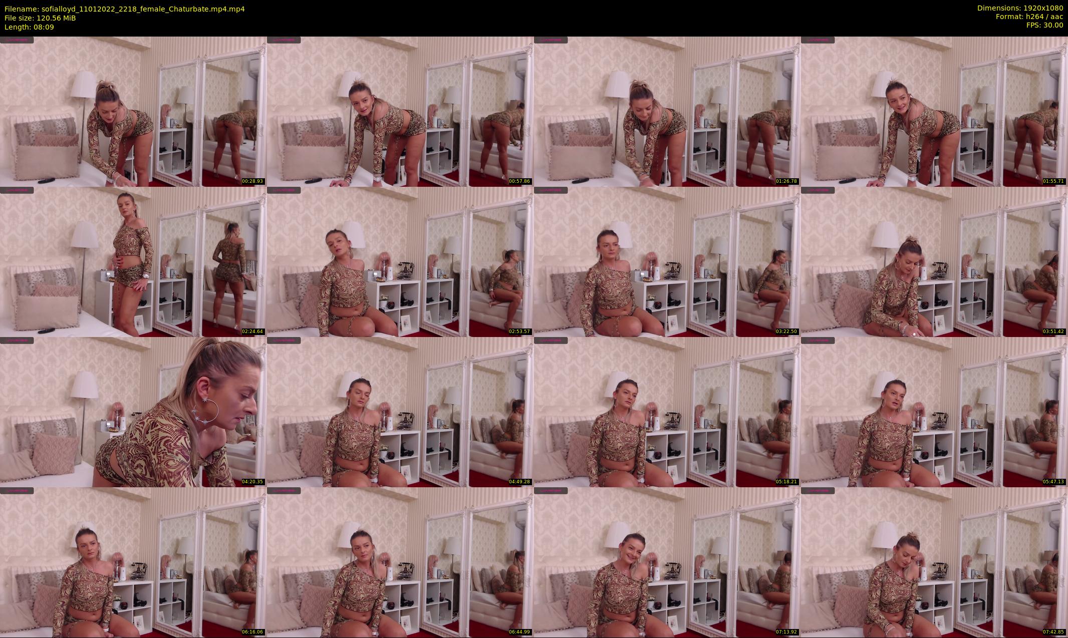 sofialloyd — 9 minute Chaturbate female cam show recording, 1080p, Jan 11, 2022