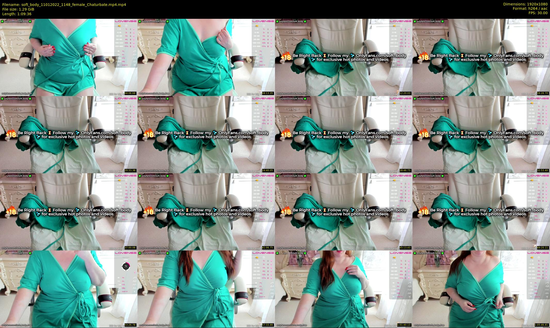 soft_body — 70 minute Chaturbate female cam show recording, 1080p, Jan 11, 2022