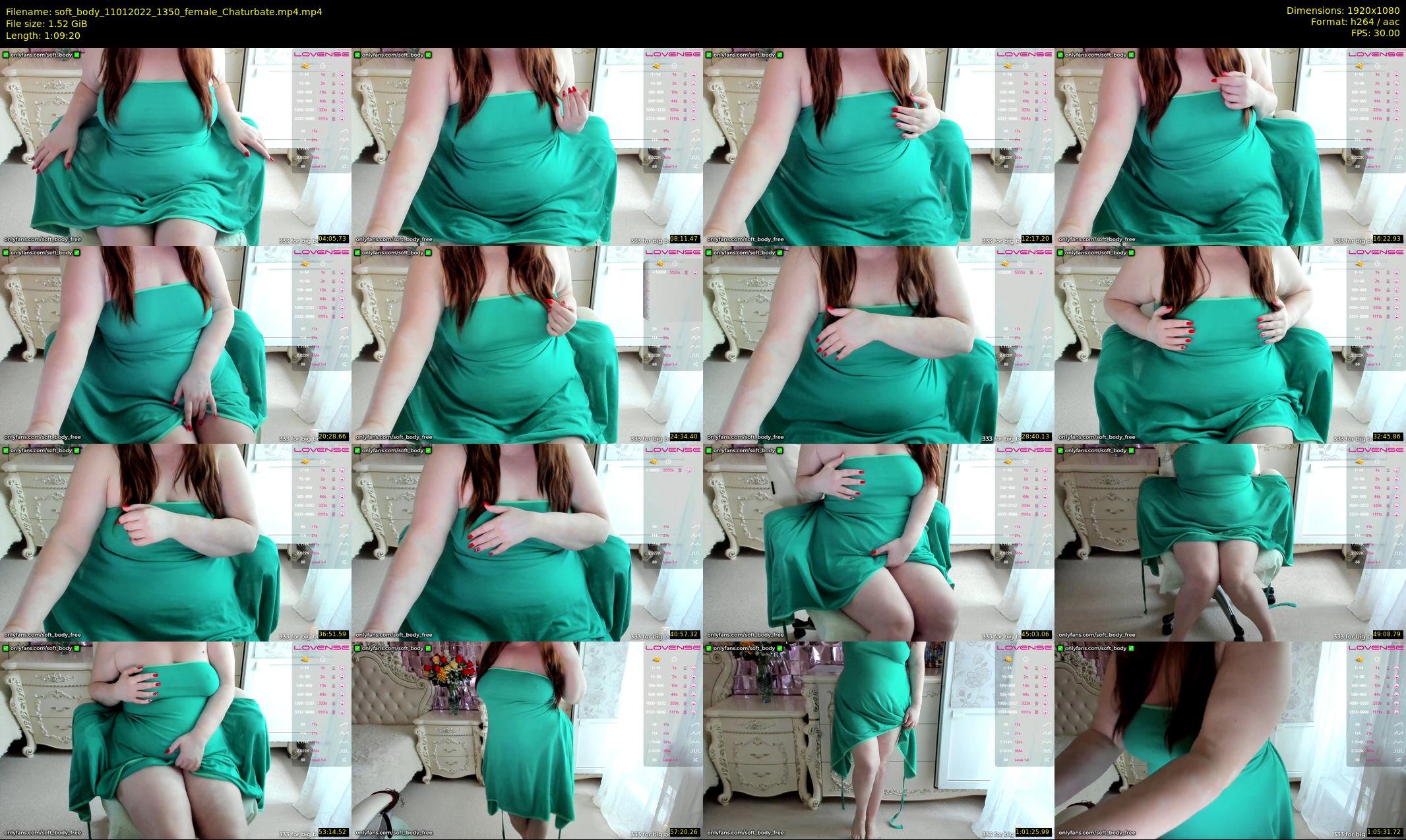 soft_body — 70 minute Chaturbate female cam show recording, 1080p, Jan 11, 2022