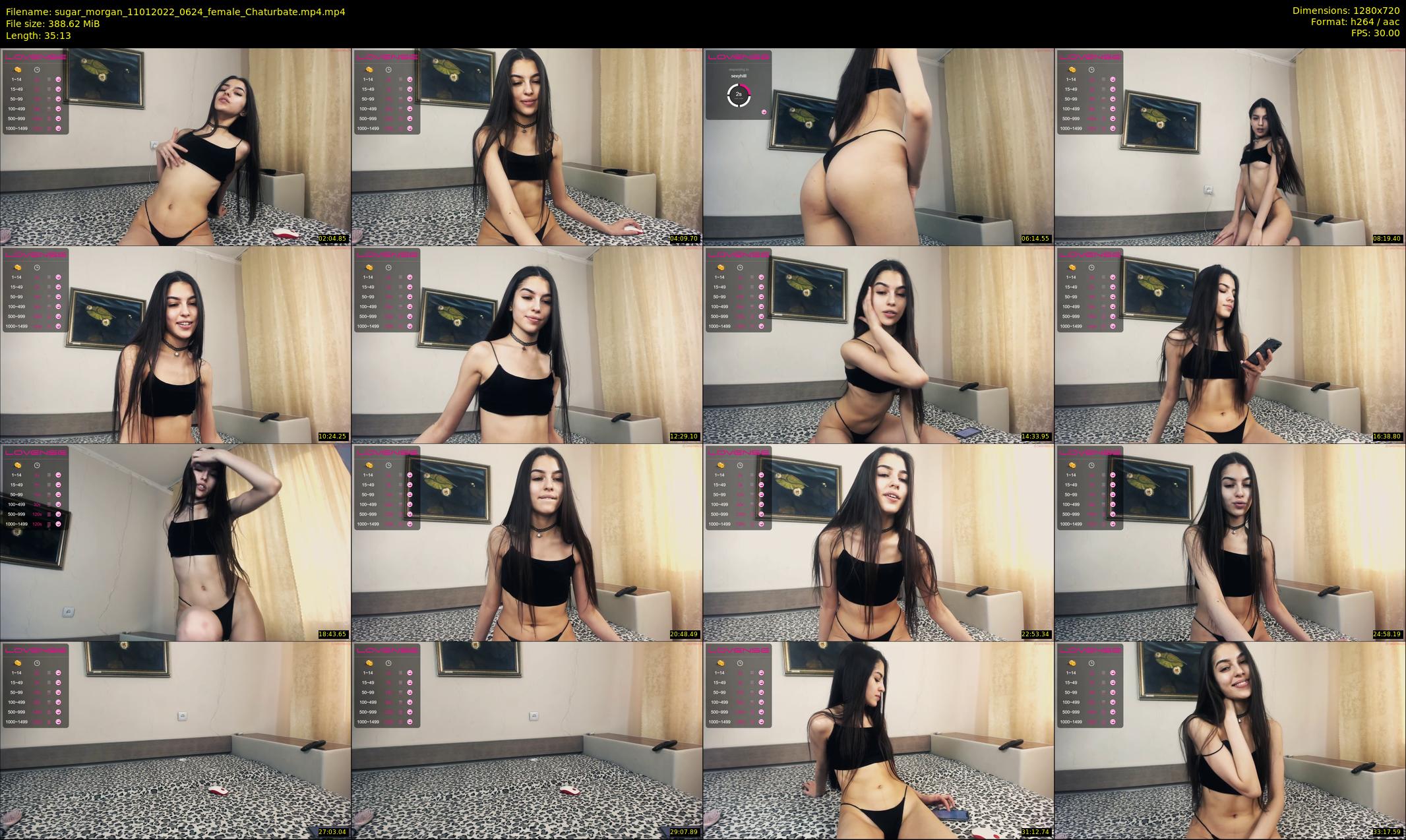 sugar_morgan — 36 minute Chaturbate female cam show recording, 720p, Jan 11, 2022