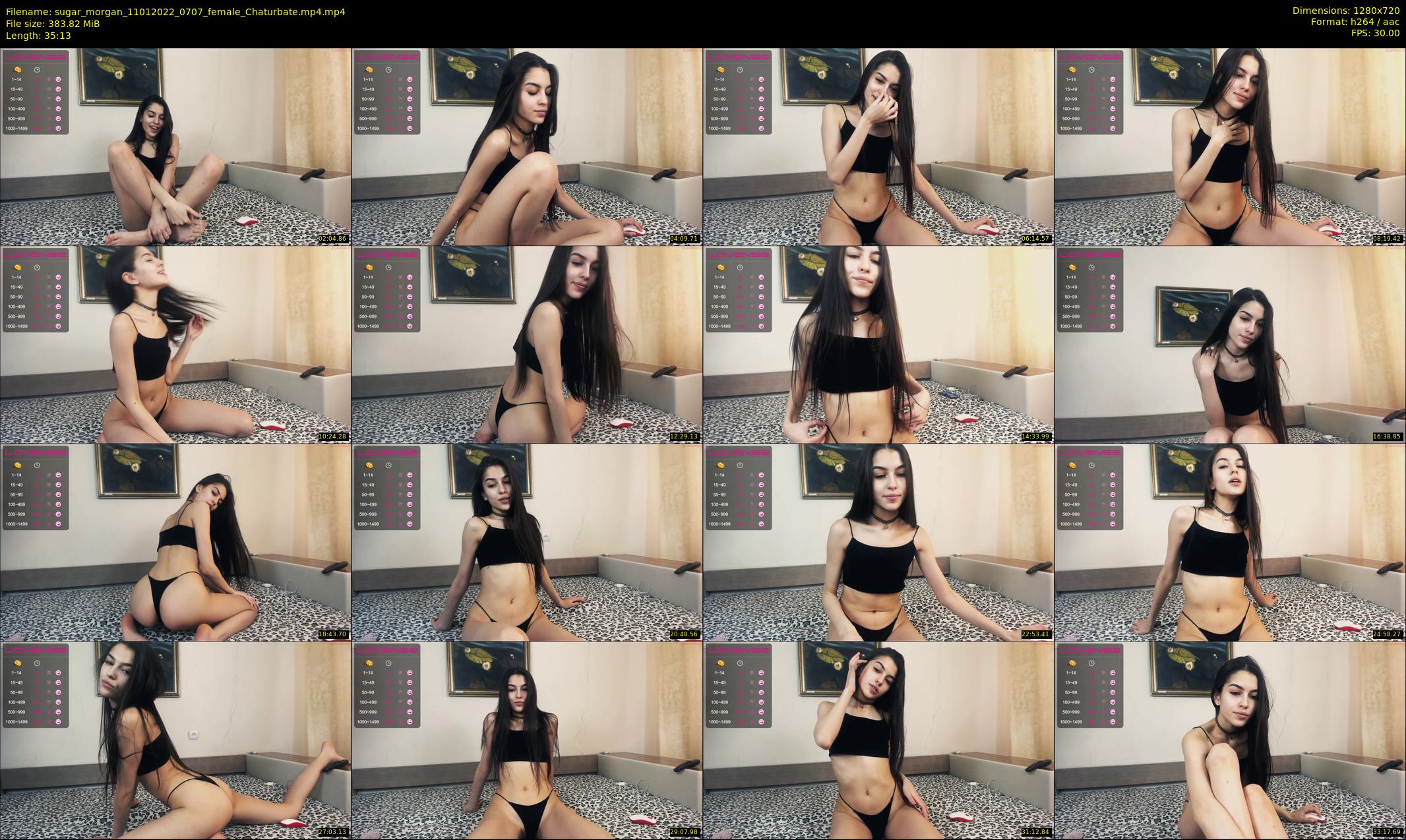 sugar_morgan — 36 minute Chaturbate female cam show recording, 720p, Jan 11, 2022