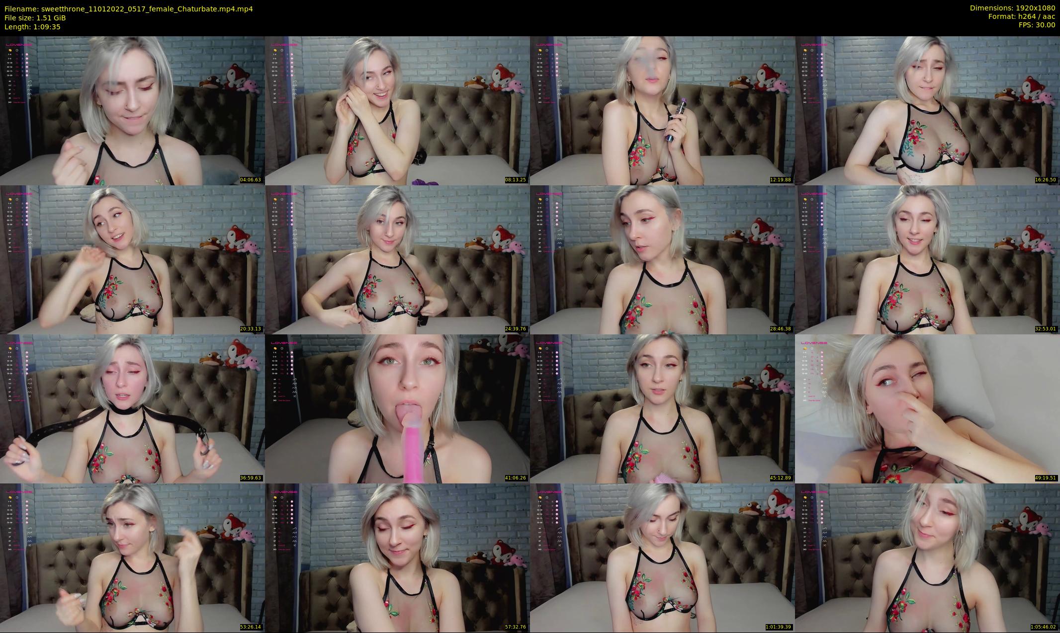 sweetthrone — 70 minute Chaturbate couple cam show recording, 1080p, Jan 11, 2022