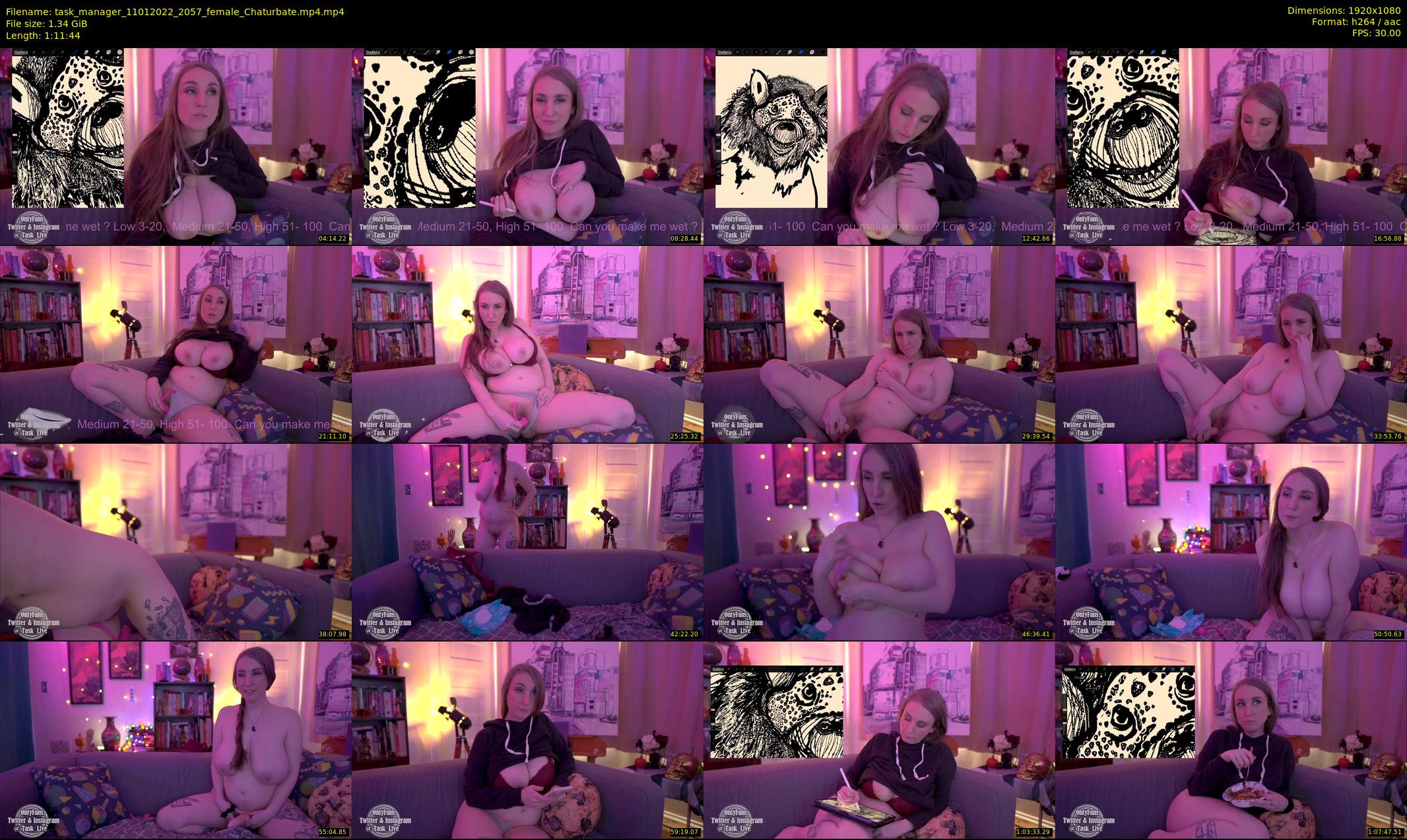 task_manager — 72 minute Chaturbate couple cam show recording, 1080p, Jan 11, 2022