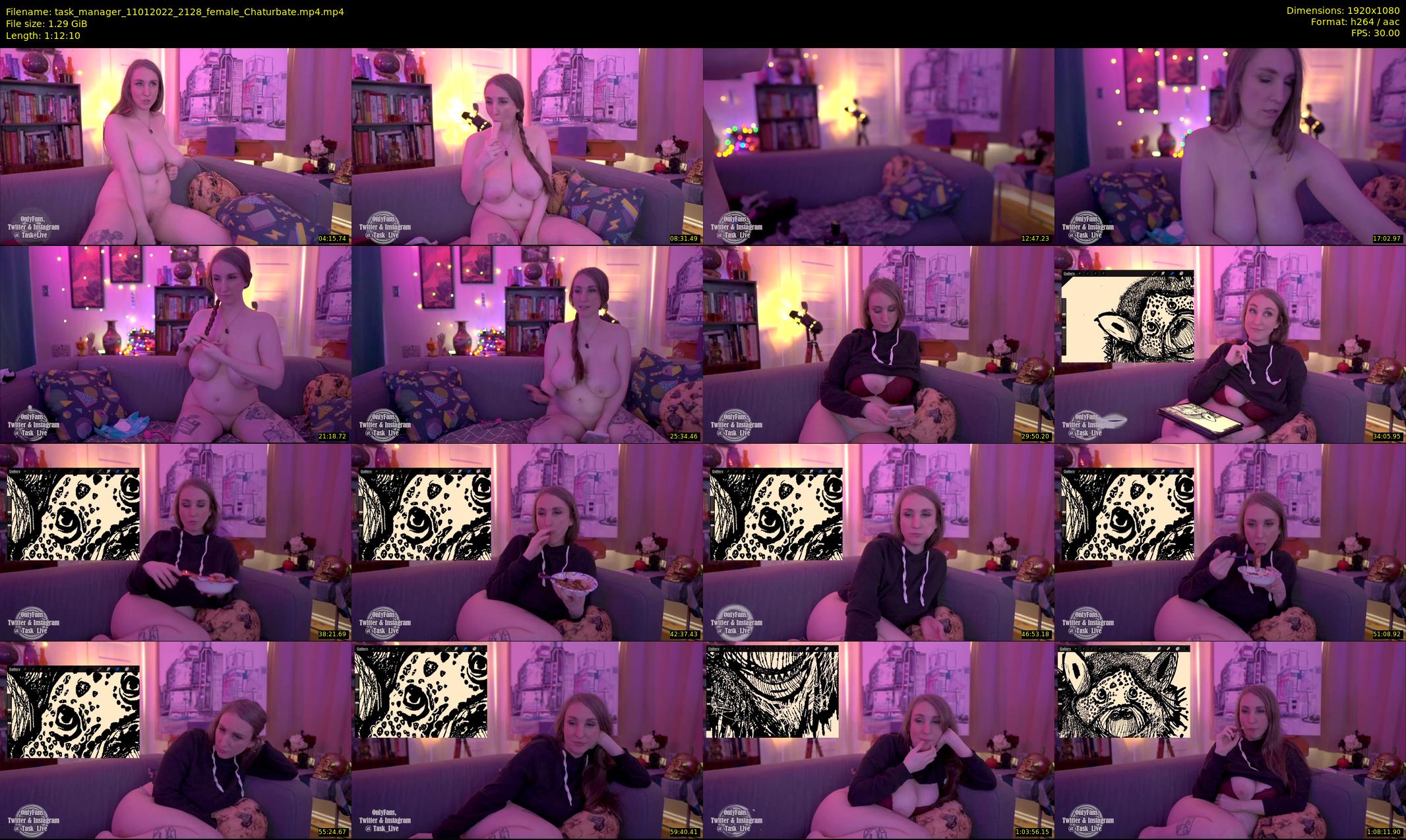 task_manager — 73 minute Chaturbate couple cam show recording, 1080p, Jan 11, 2022