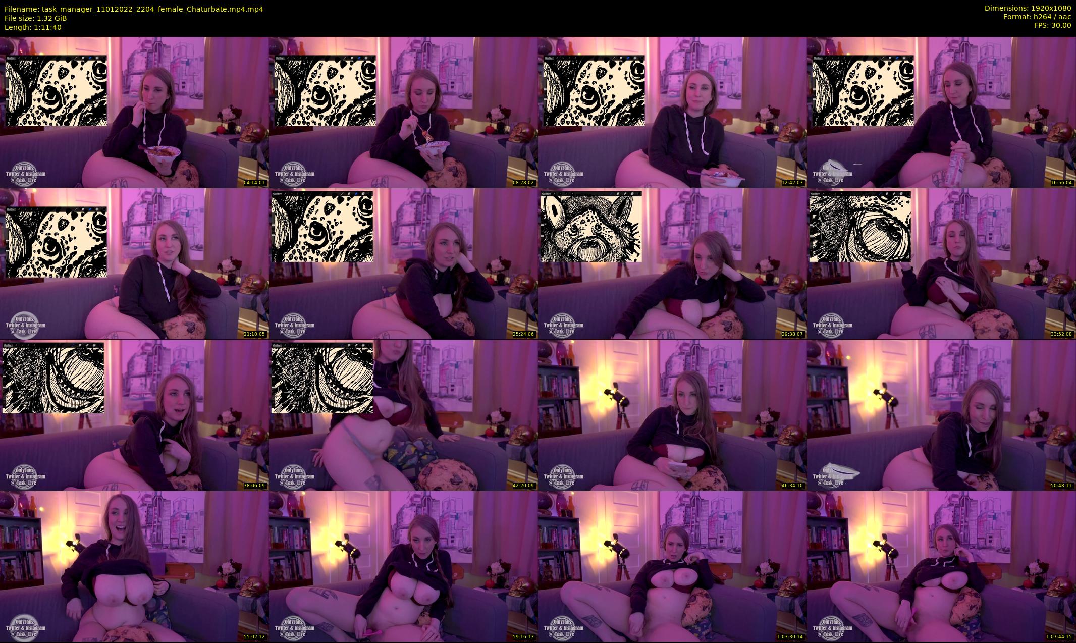 task_manager — 72 minute Chaturbate couple cam show recording, 1080p, Jan 11, 2022