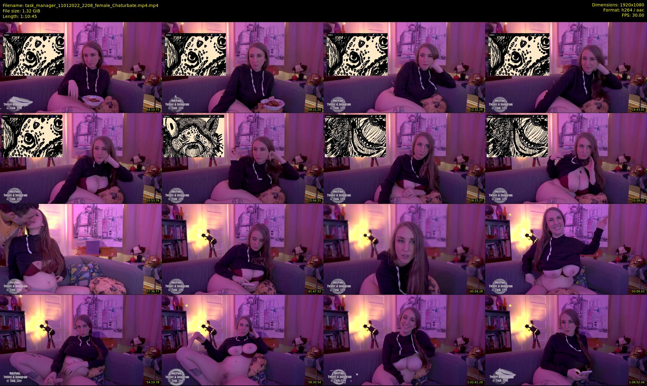 task_manager — 71 minute Chaturbate couple cam show recording, 1080p, Jan 11, 2022