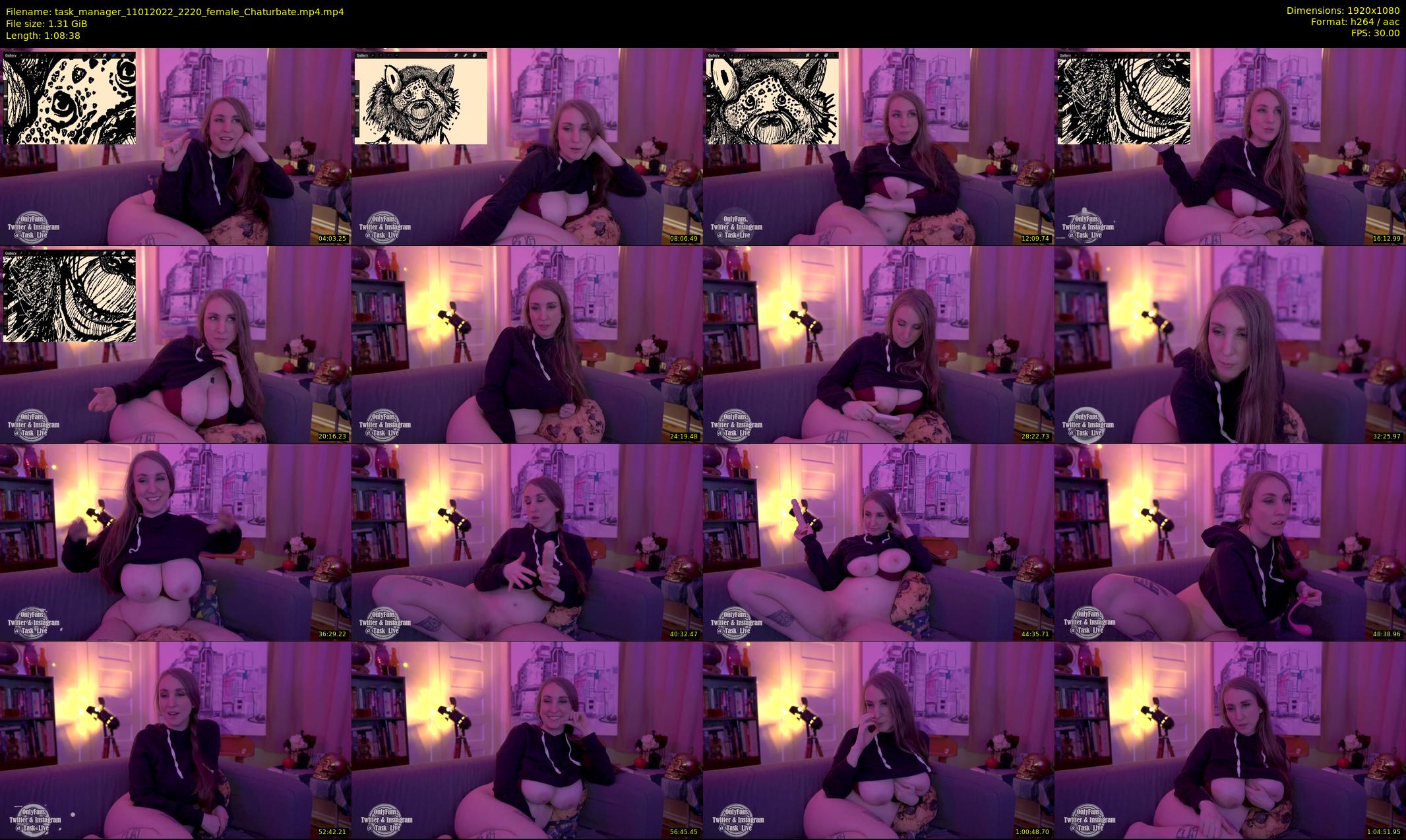 task_manager — 69 minute Chaturbate couple cam show recording, 1080p, Jan 11, 2022