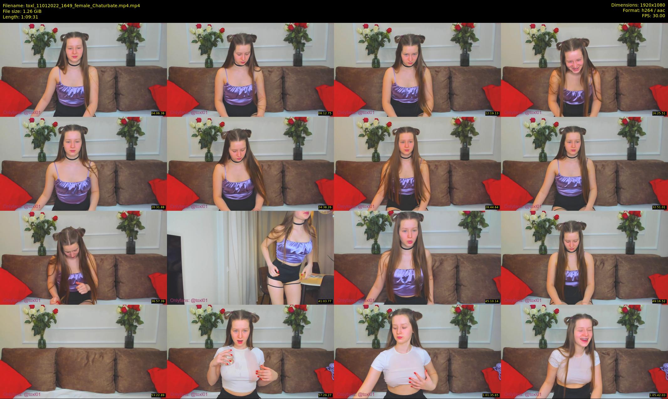 toxl — 70 minute Chaturbate female cam show recording, 1080p, Jan 11, 2022