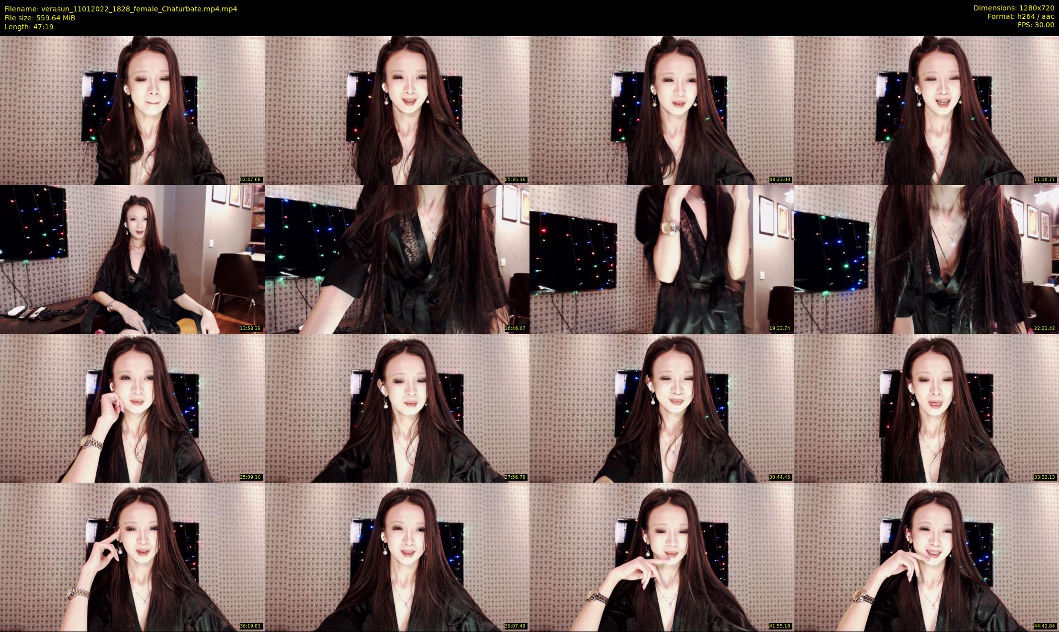 verasun — 48 minute Chaturbate female cam show recording, 720p, Jan 11, 2022