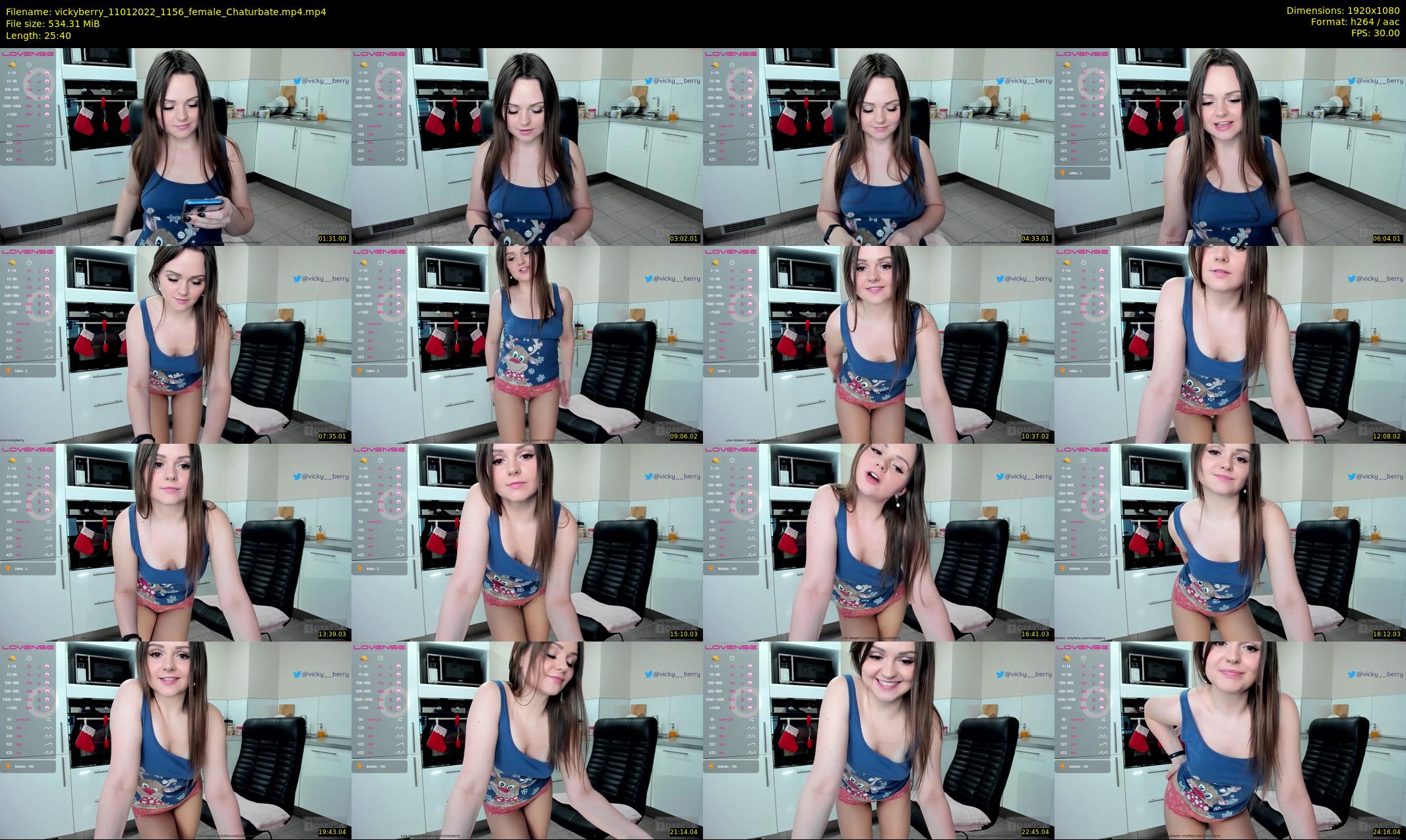 vickyberry — 26 minute Chaturbate female cam show recording, 1080p, Jan 11, 2022