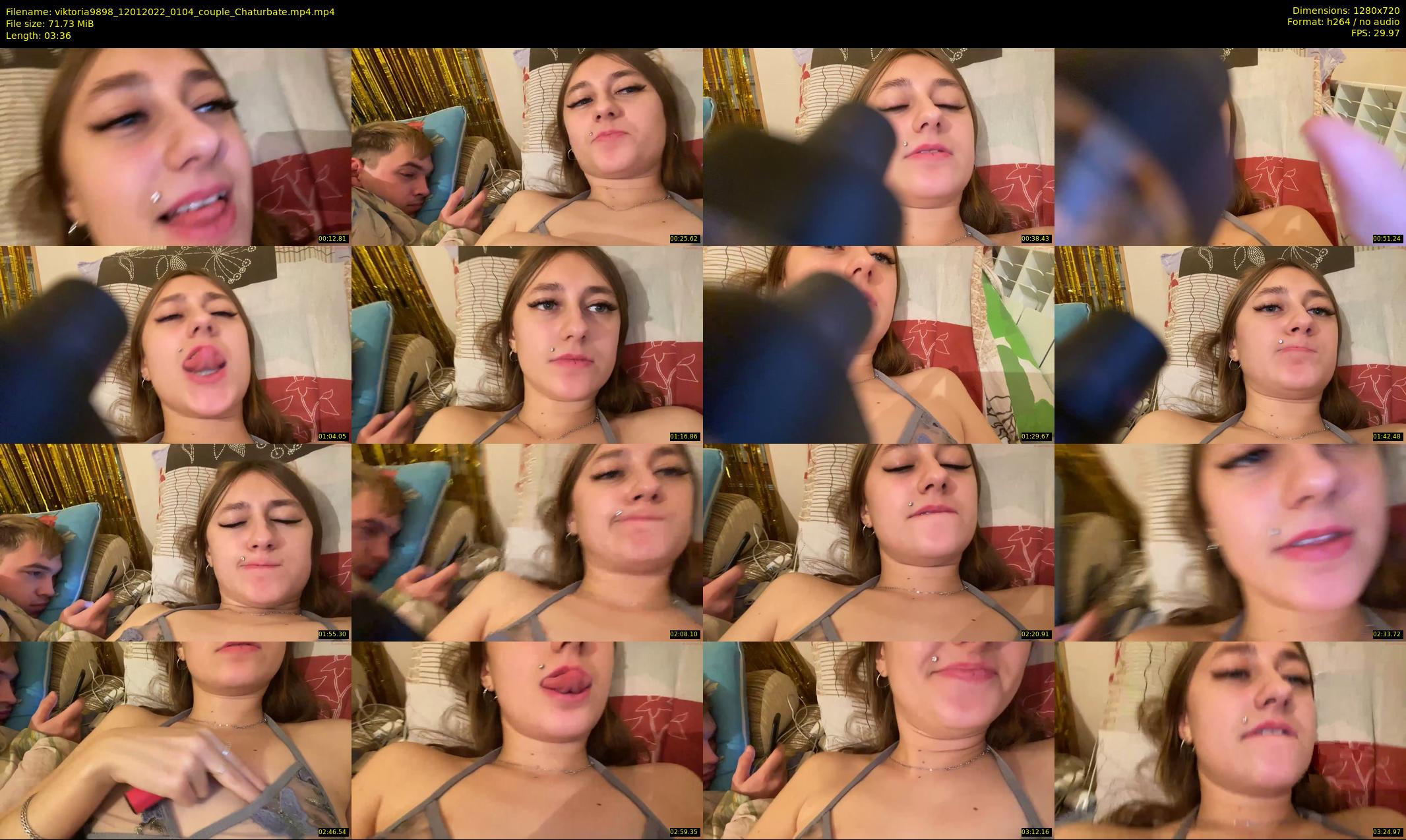viktoria9898 — 4 minute Chaturbate couple cam show recording, 720p, Jan 12, 2022