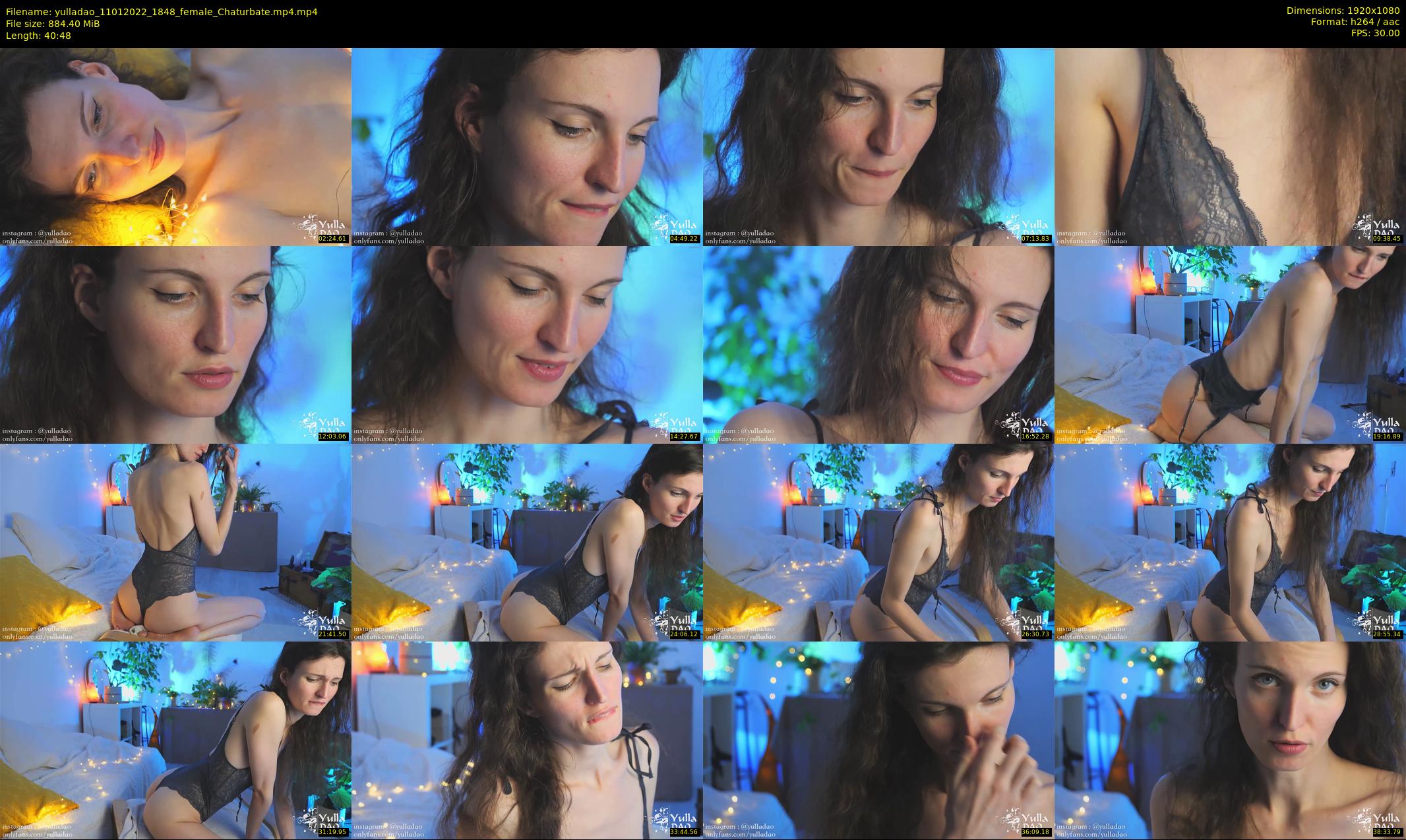 yulladao — 41 minute Chaturbate female cam show recording, 1080p, Jan 11, 2022
