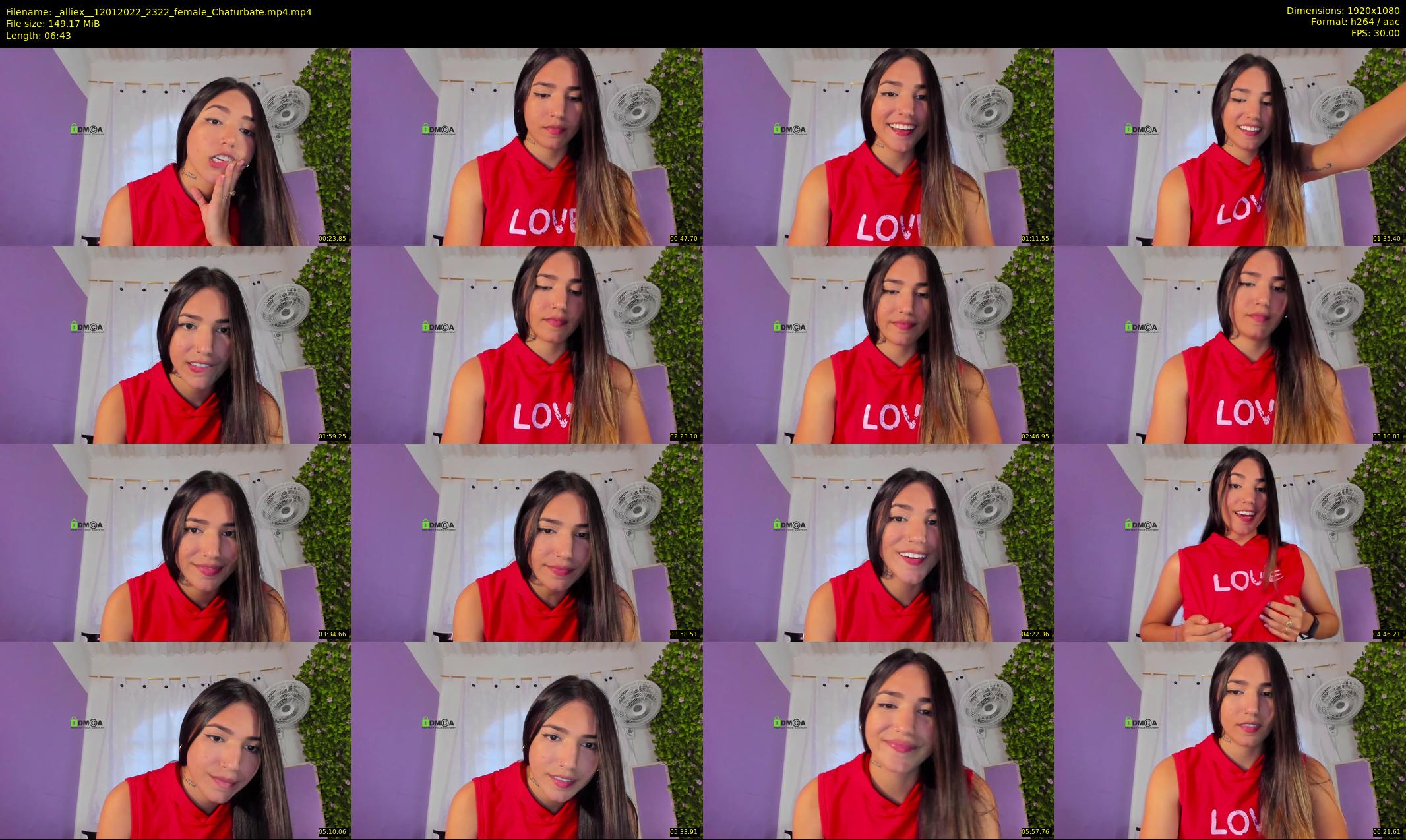 _alliex_ — 7 minute Chaturbate female cam show recording, 1080p, Jan 12, 2022