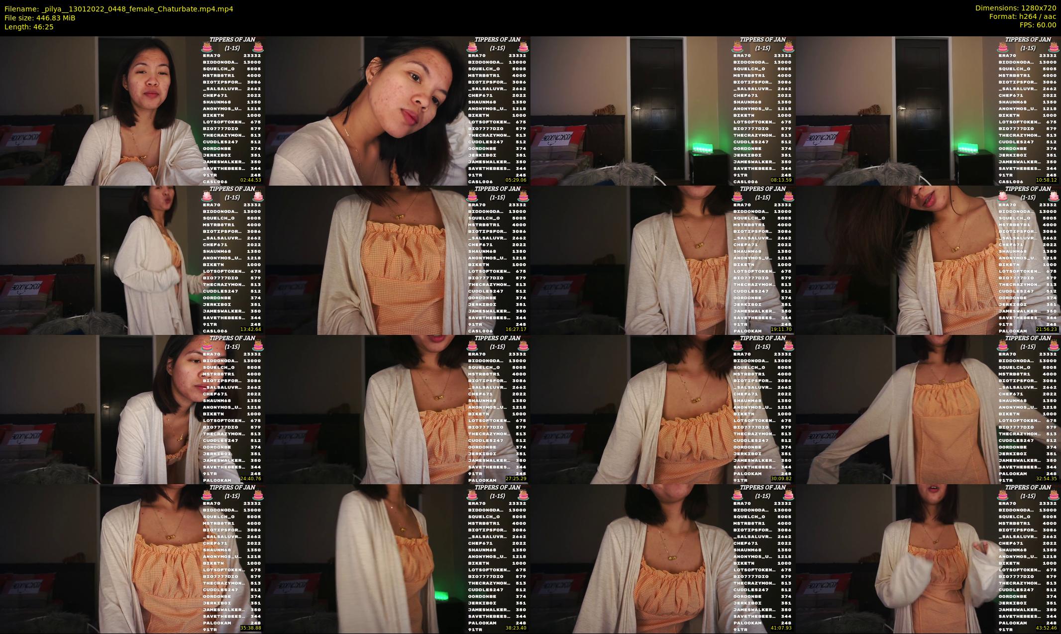 _pilya_ — 47 minute Chaturbate female cam show recording, 720p, Jan 13, 2022