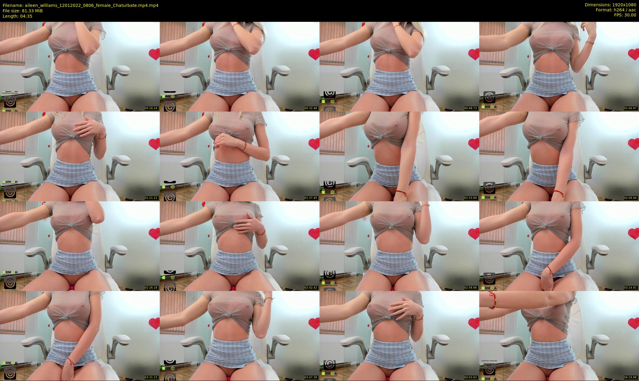 aileen_williams — 5 minute Chaturbate female cam show recording, 1080p, Jan 12, 2022