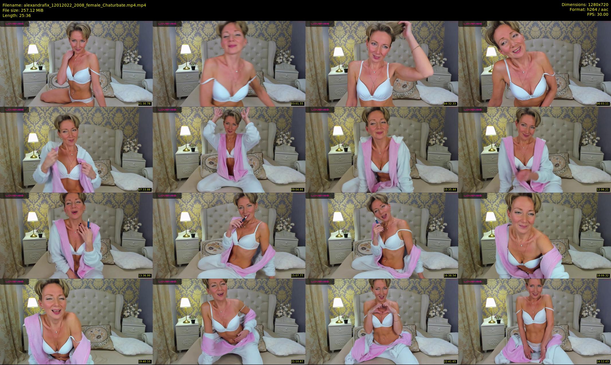 alexandrafix — 26 minute Chaturbate female cam show recording, 720p, Jan 12, 2022