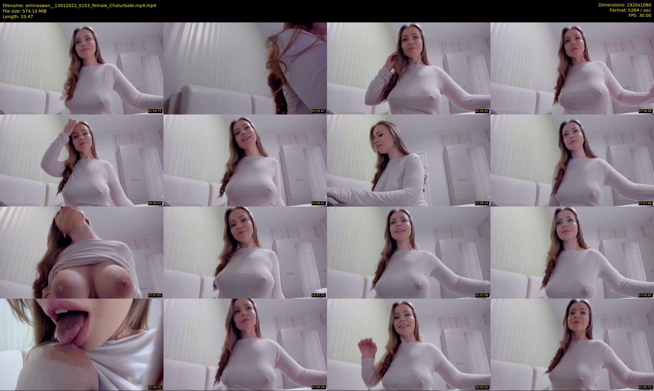 aminaswan_ — 34 minute Chaturbate female cam show recording, 1080p, Jan 13, 2022