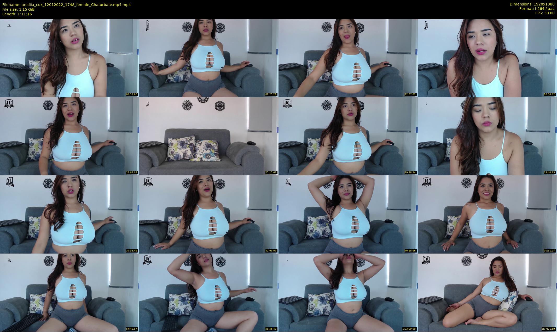 analiia_cox — 72 minute Chaturbate female cam show recording, 1080p, Jan 12, 2022