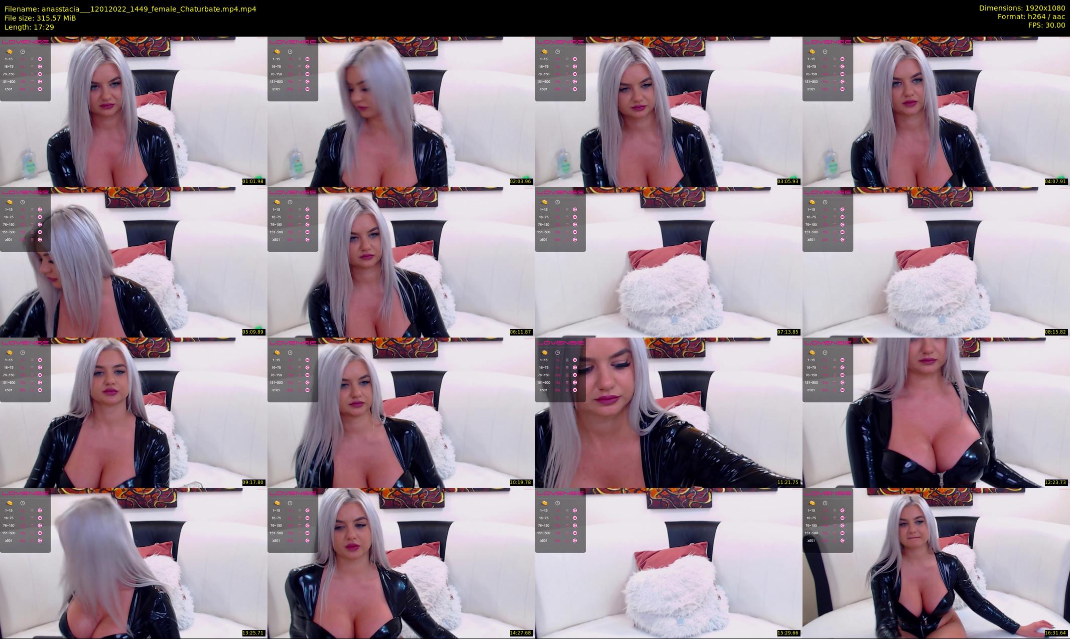 anasstacia__ — 18 minute Chaturbate female cam show recording, 1080p, Jan 12, 2022