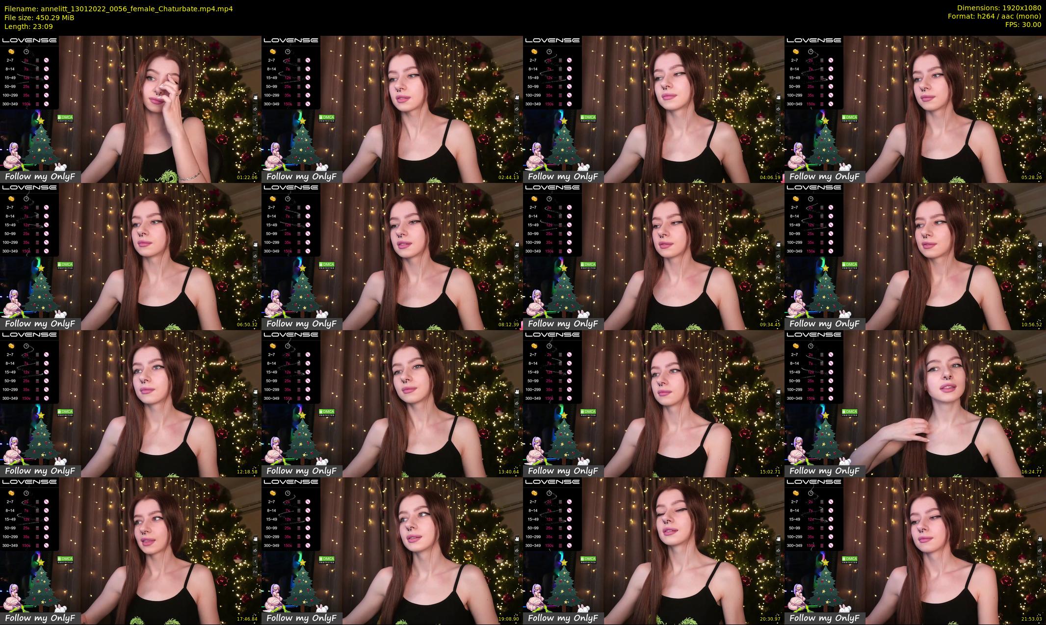 annelitt — 24 minute Chaturbate female cam show recording, 1080p, Jan 13, 2022