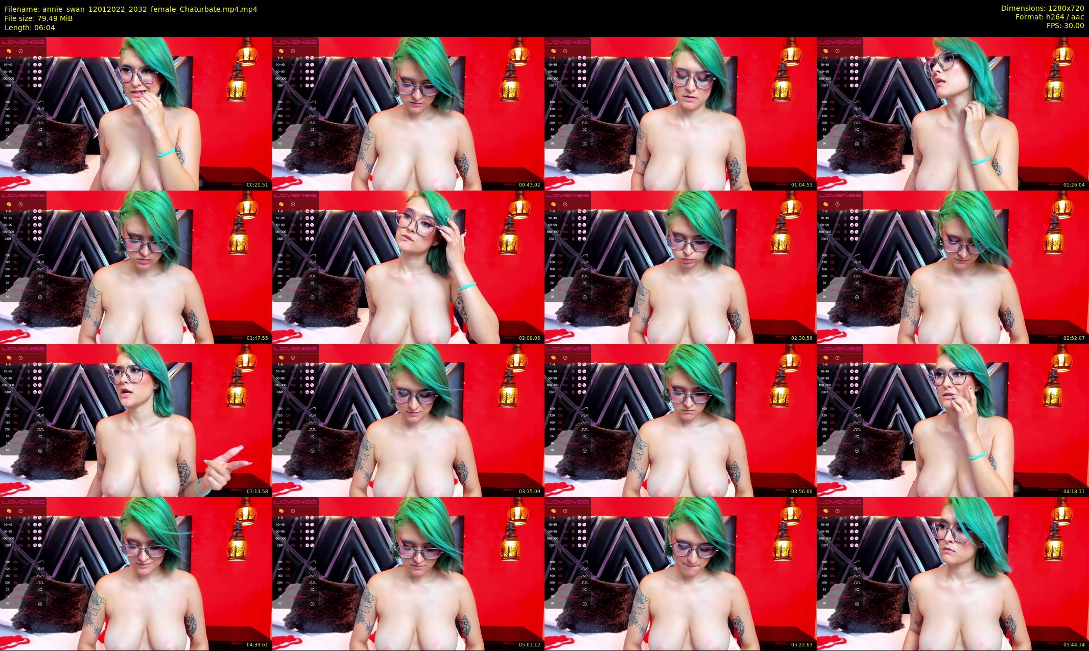 annie_swan — 7 minute Chaturbate female cam show recording, 720p, Jan 12, 2022