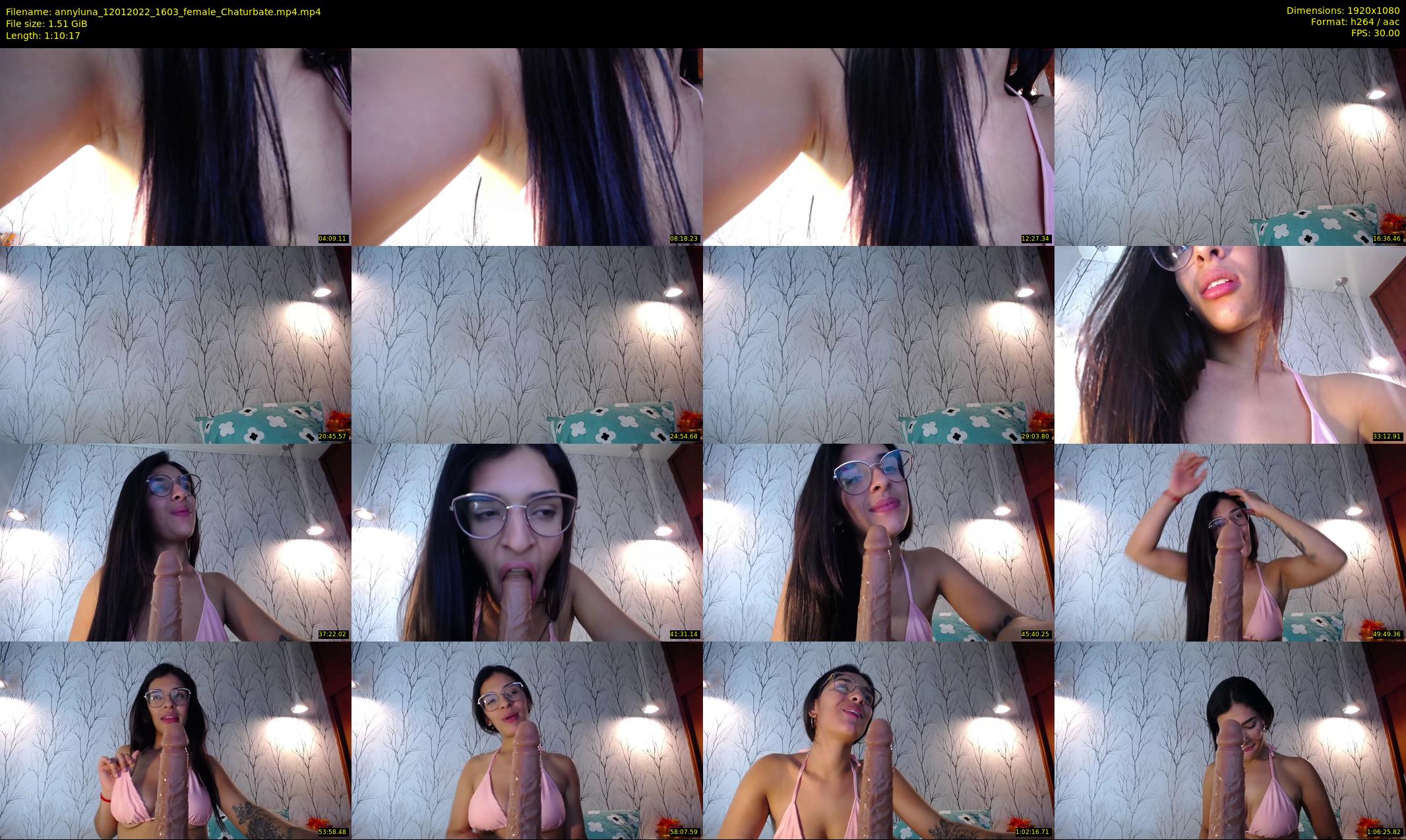 annyluna — 71 minute Chaturbate female cam show recording, 1080p, Jan 12, 2022
