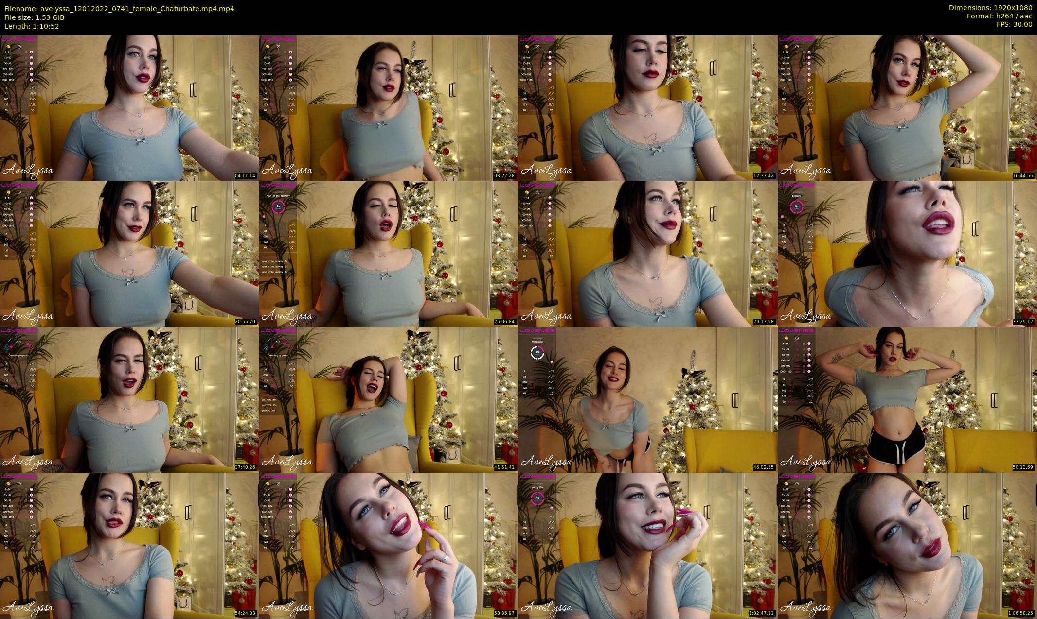 avelyssa — 71 minute Chaturbate female cam show recording, 1080p, Jan 12, 2022