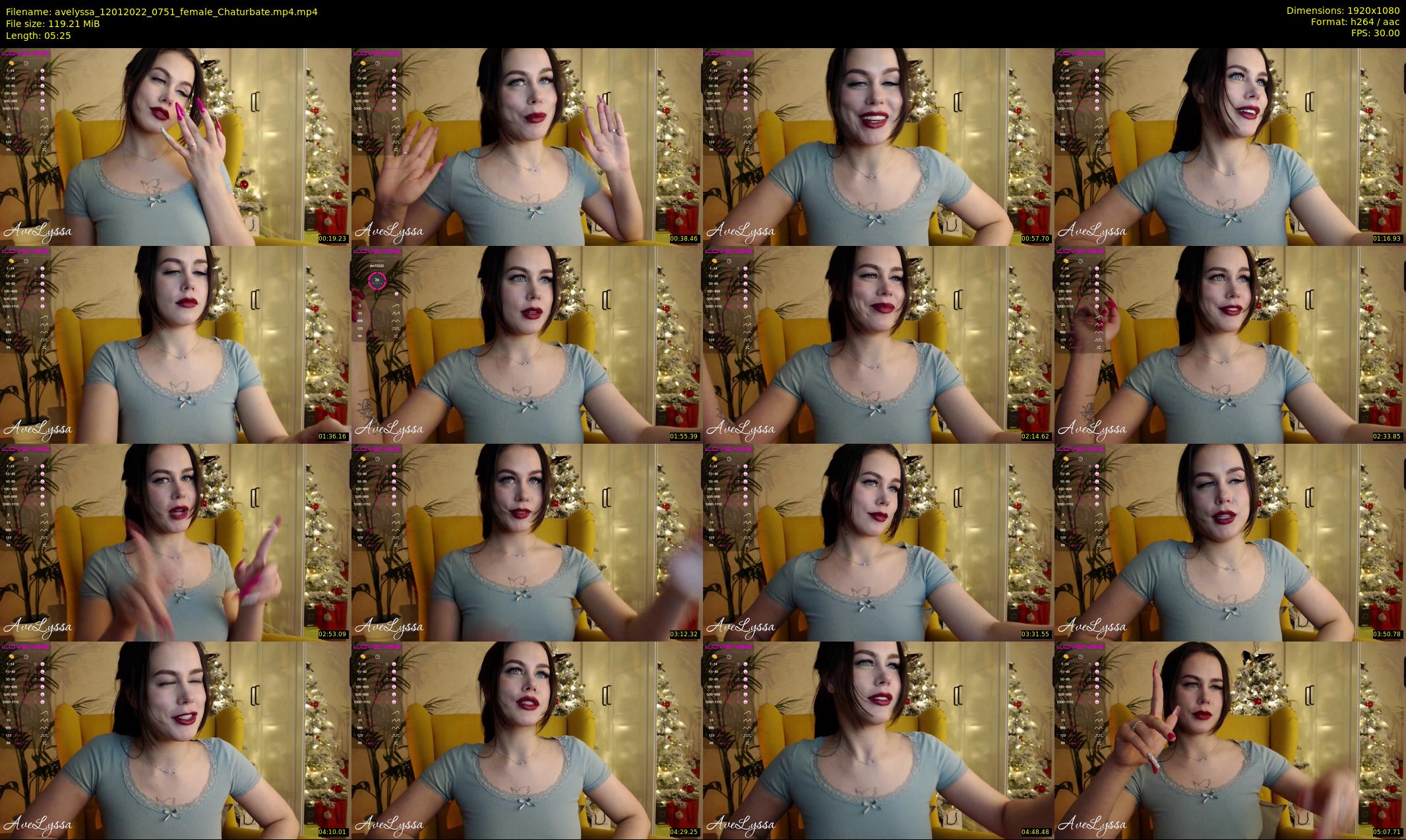 avelyssa — 6 minute Chaturbate female cam show recording, 1080p, Jan 12, 2022