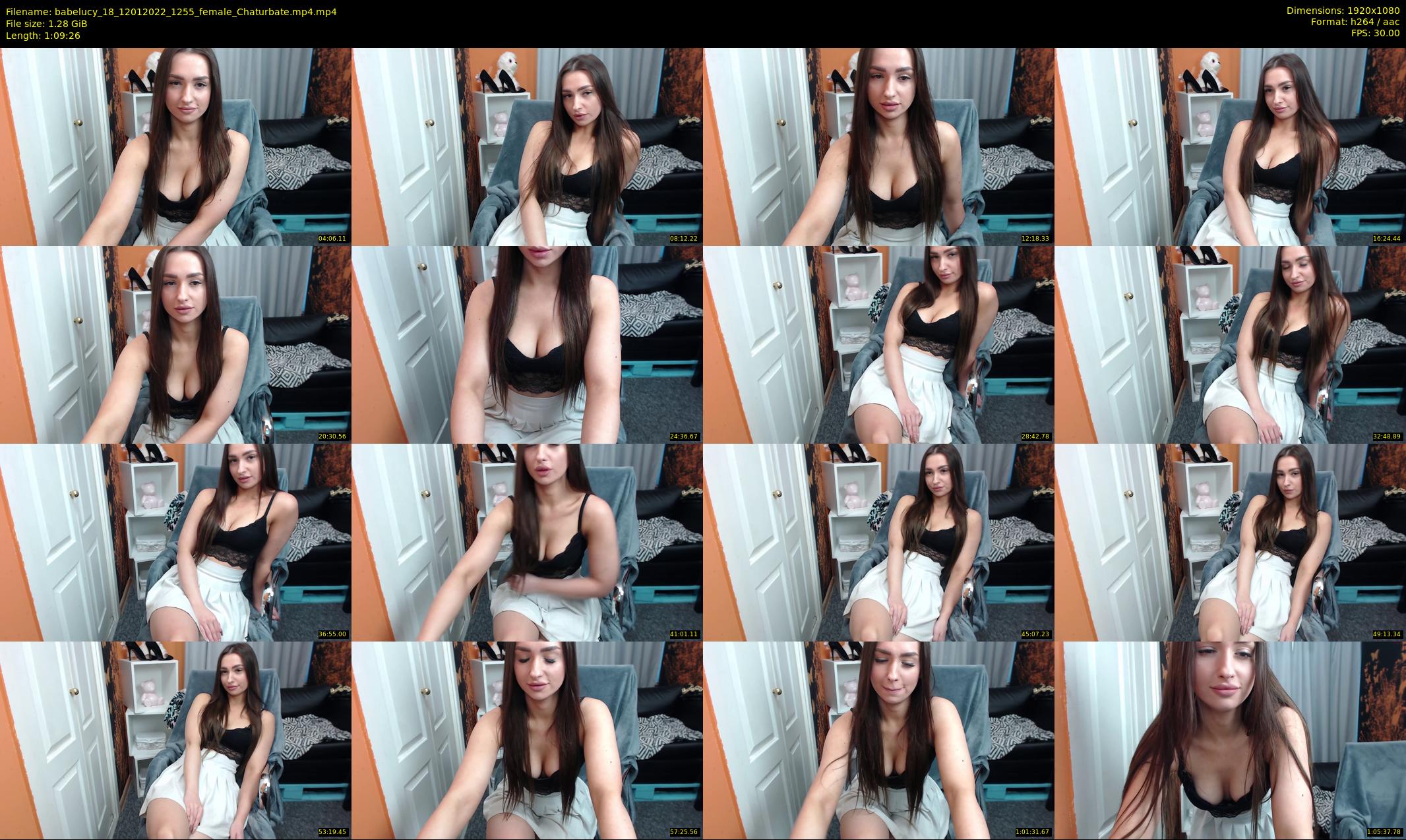 babelucy_18 — 70 minute Chaturbate female cam show recording, 1080p, Jan 12, 2022