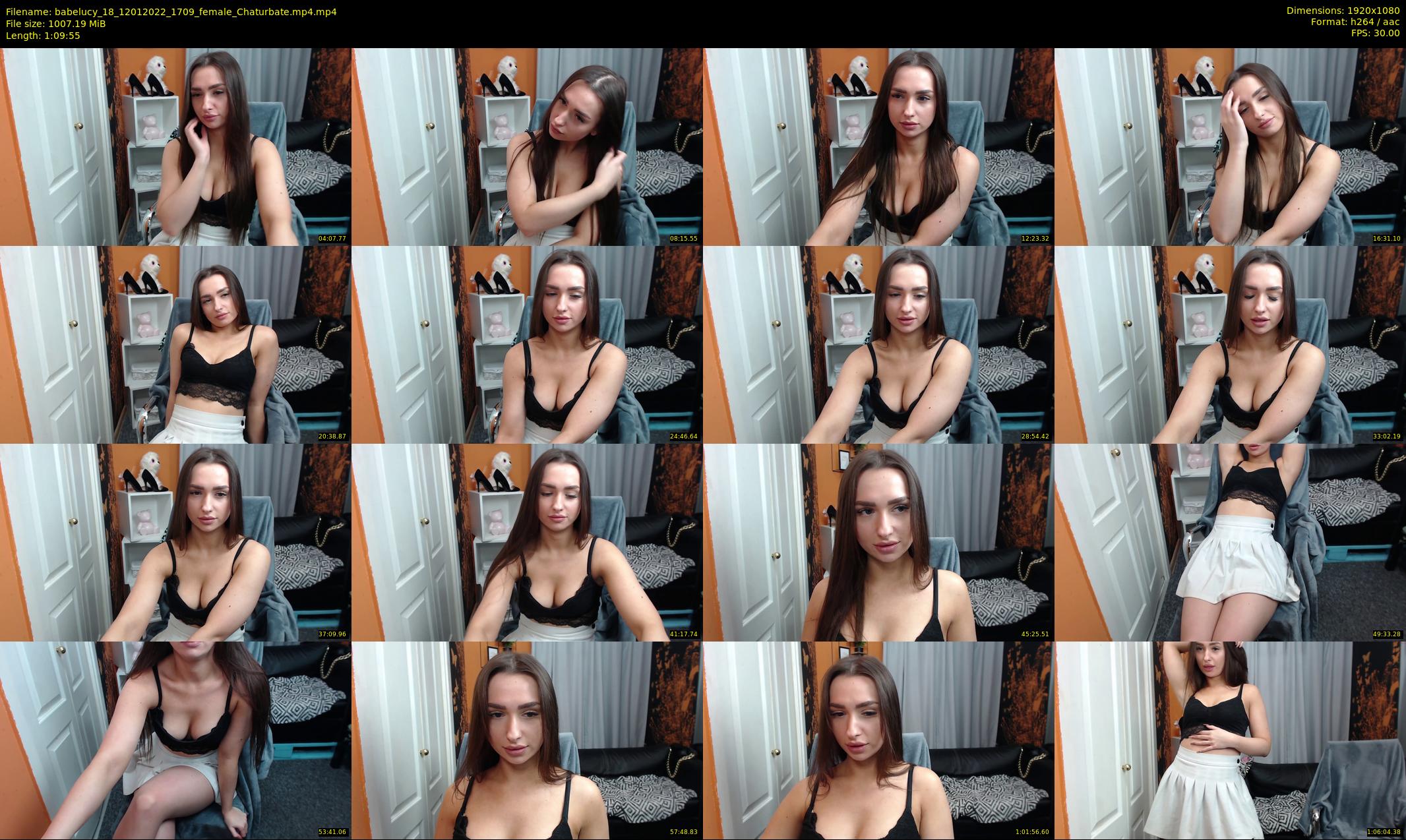 babelucy_18 — 70 minute Chaturbate female cam show recording, 1080p, Jan 12, 2022