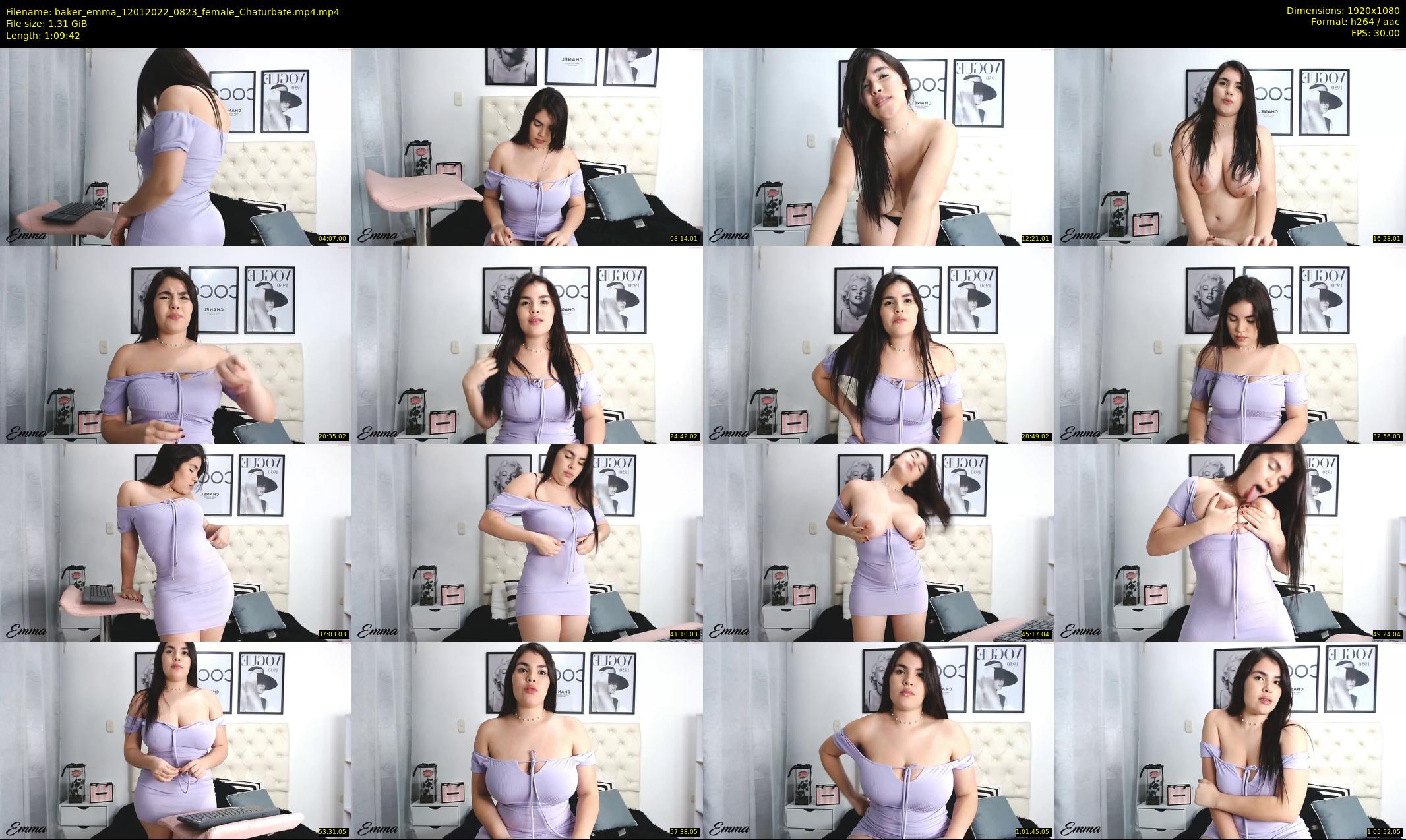 baker_emma — 70 minute Chaturbate female cam show recording, 1080p, Jan 12, 2022