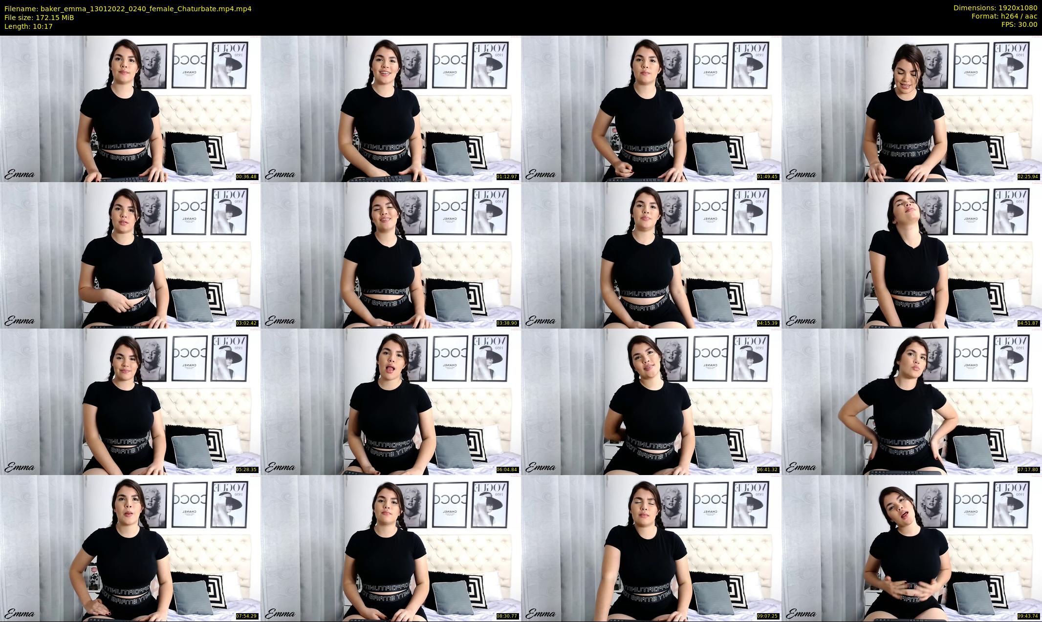 baker_emma — 11 minute Chaturbate female cam show recording, 1080p, Jan 13, 2022