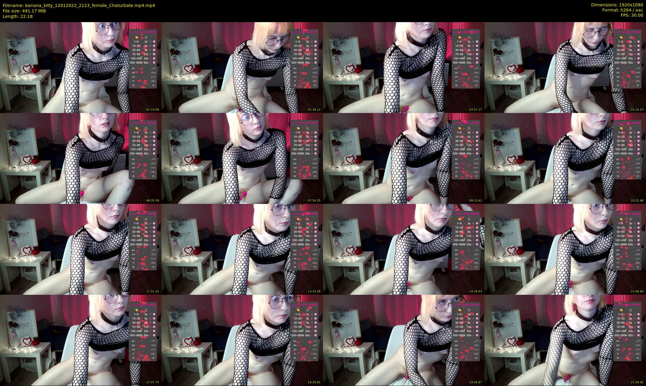 banana_kitty — 23 minute Chaturbate female cam show recording, 1080p, Jan 12, 2022