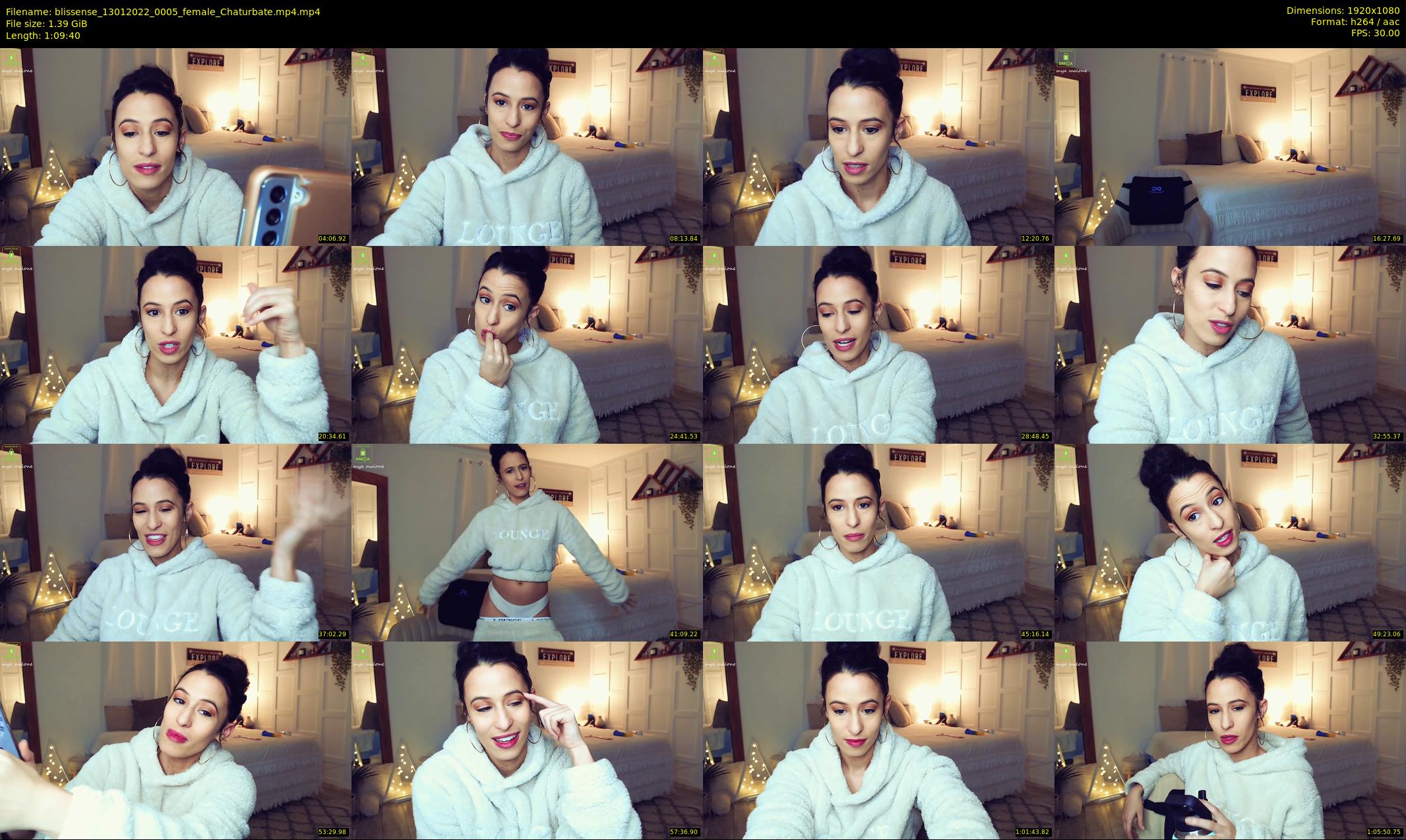 blissense — 70 minute Chaturbate female cam show recording, 1080p, Jan 13, 2022