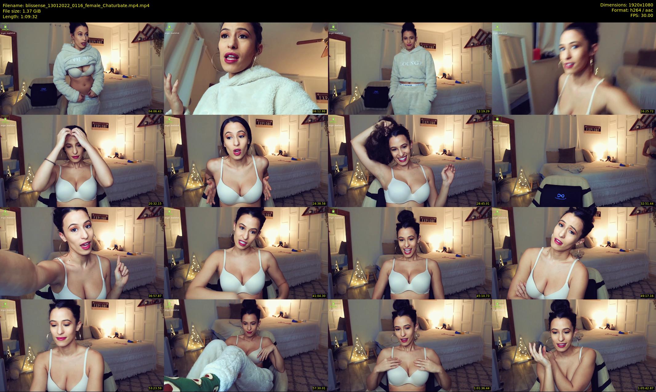 blissense — 70 minute Chaturbate female cam show recording, 1080p, Jan 13, 2022